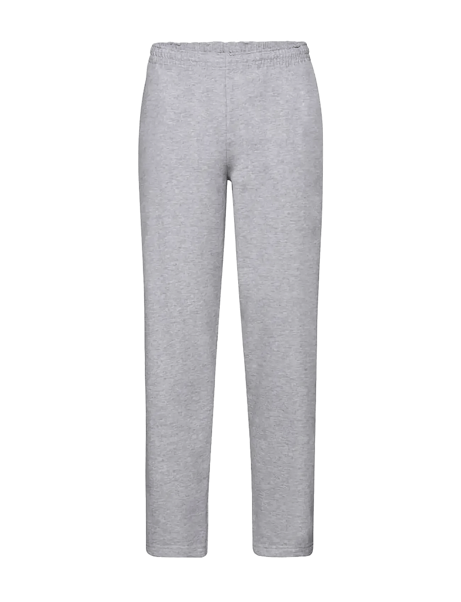 Fruit of the loom - Classic Open Hem Jog Pants - hverdags stil - heather grey - 0