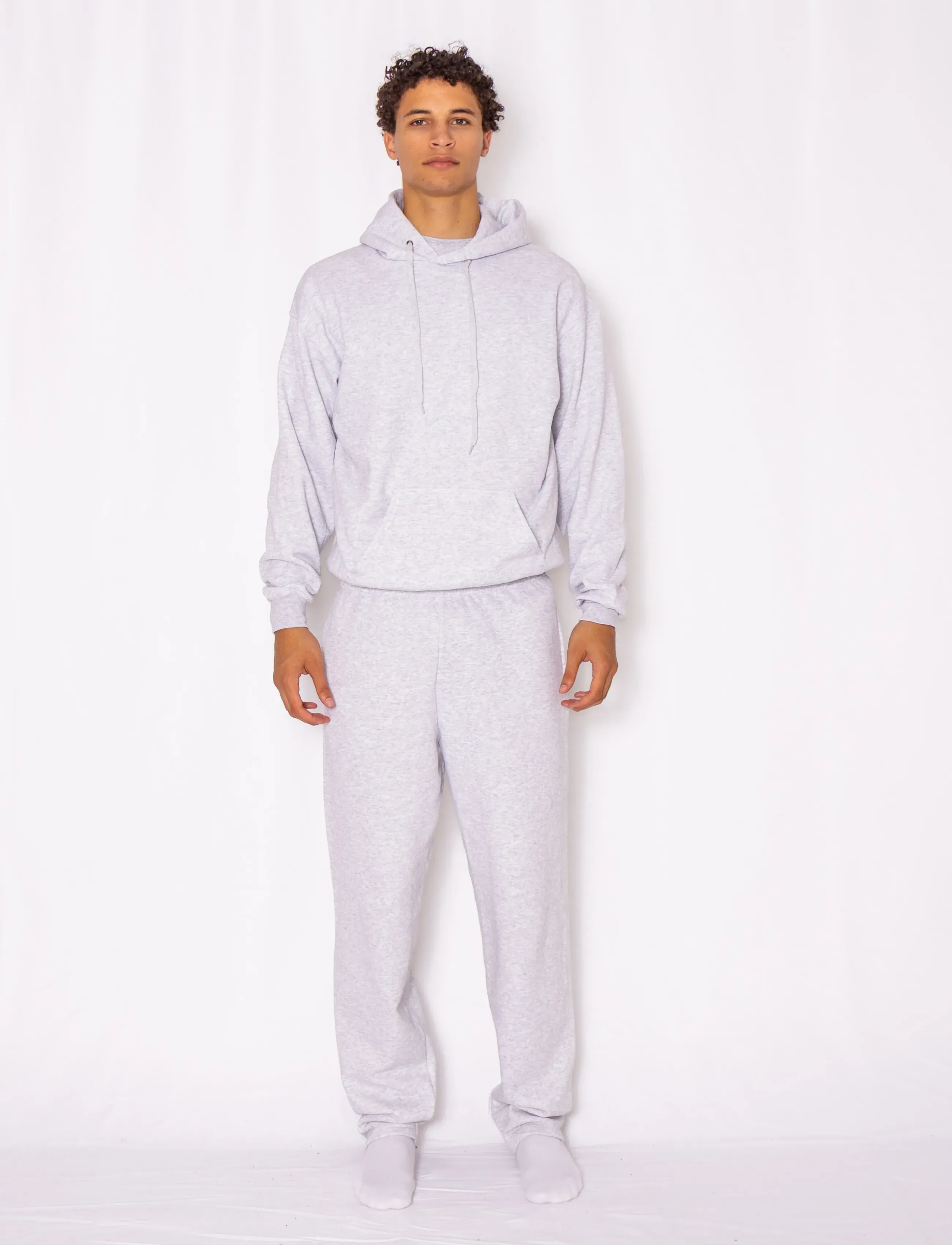 Fruit of the loom - Classic Open Hem Jog Pants - hverdags stil - heather grey - 3