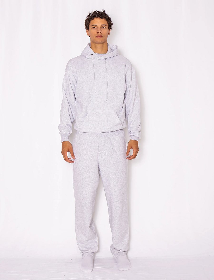 Fruit of the loom - Classic Open Hem Jog Pants - hverdags stil - heather grey - 3