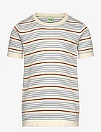 Striped T-Shirt - ECRU/CLOUD