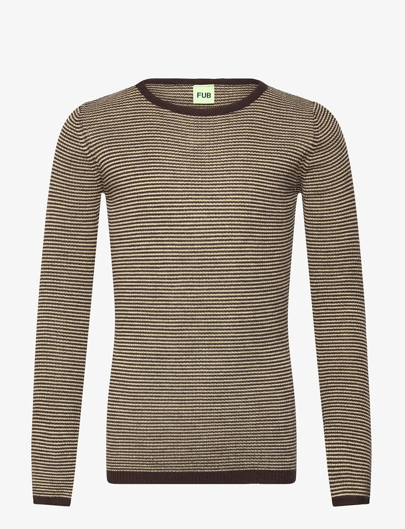 FUB - Rib Blouse - herbstliche kleidung - mocca/wheat - 0