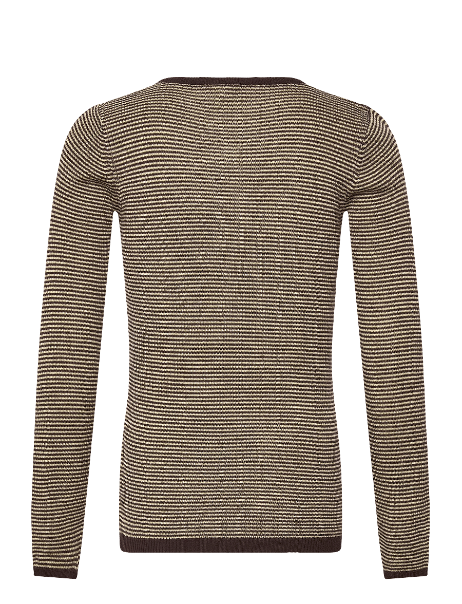FUB - Rib Blouse - pullover - mocca/wheat - 1