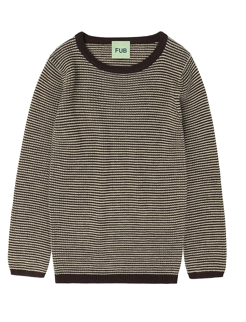 FUB - Rib Blouse - stickade tröjor - mocca/wheat - 2