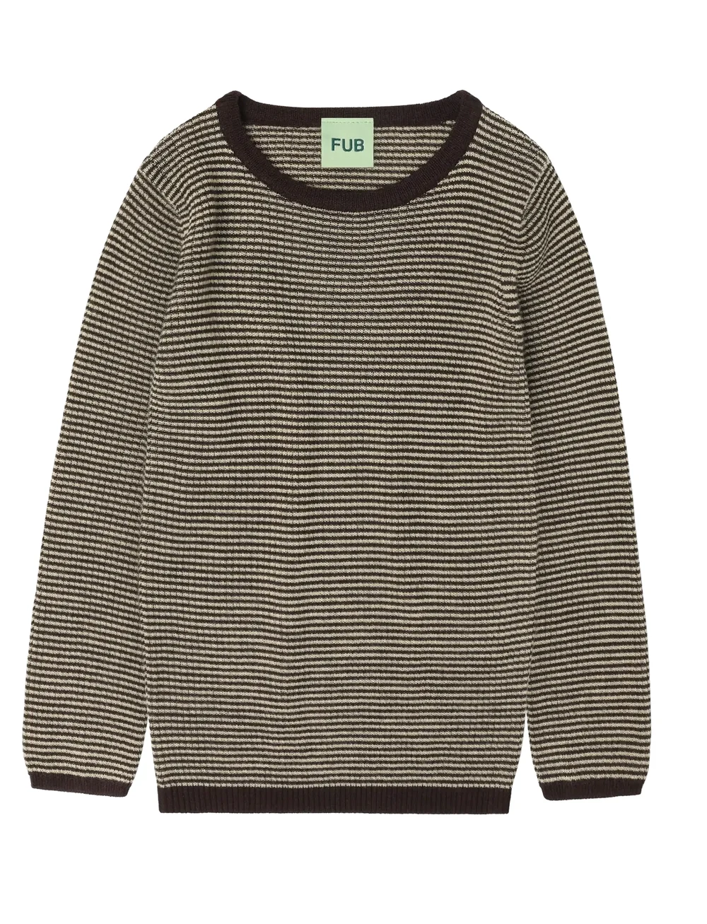 FUB - Rib Blouse - trøjer - mocca/wheat - 2