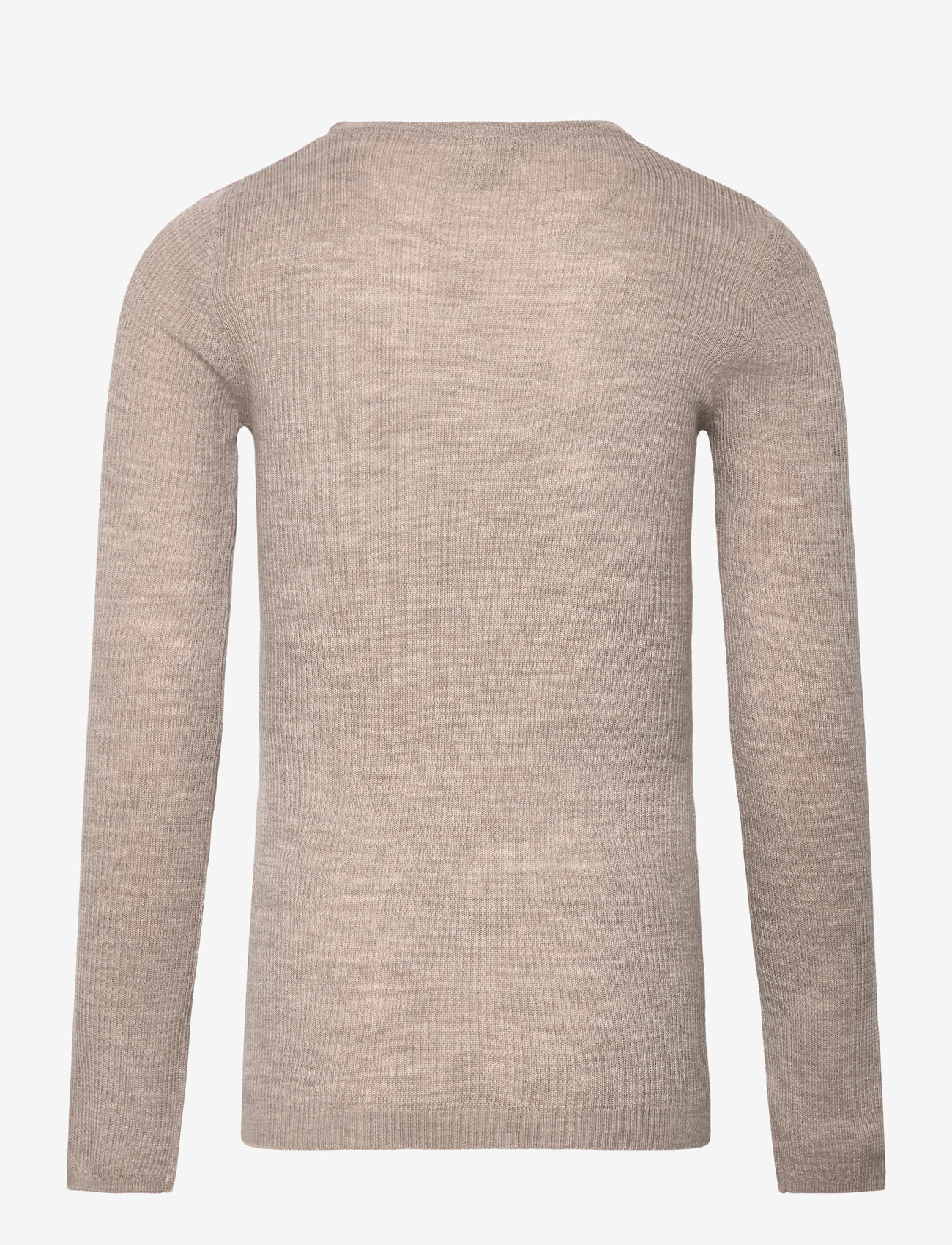 FUB - Rib Blouse - efterårstøj - oat melange - 1