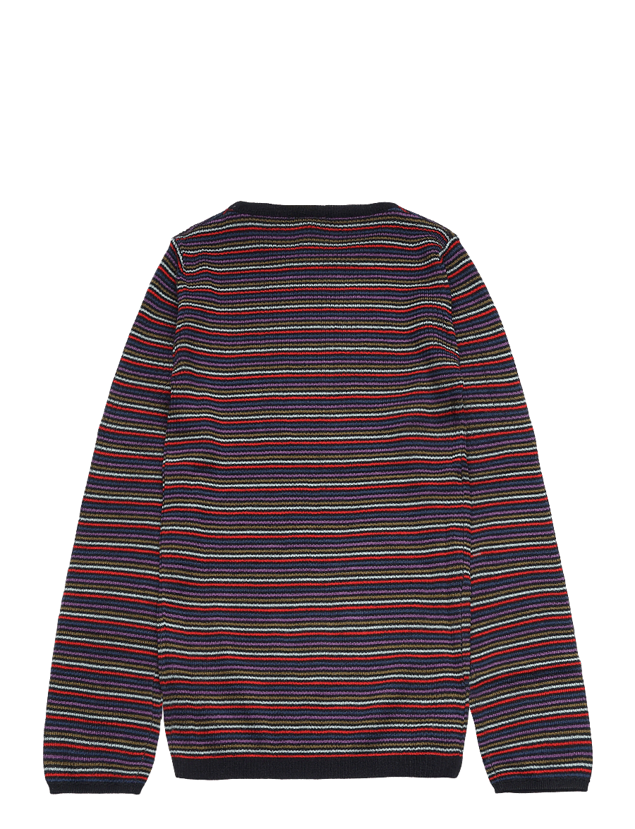 FUB - Rib Blouse - langärmelig - multi stripe (01) - 1