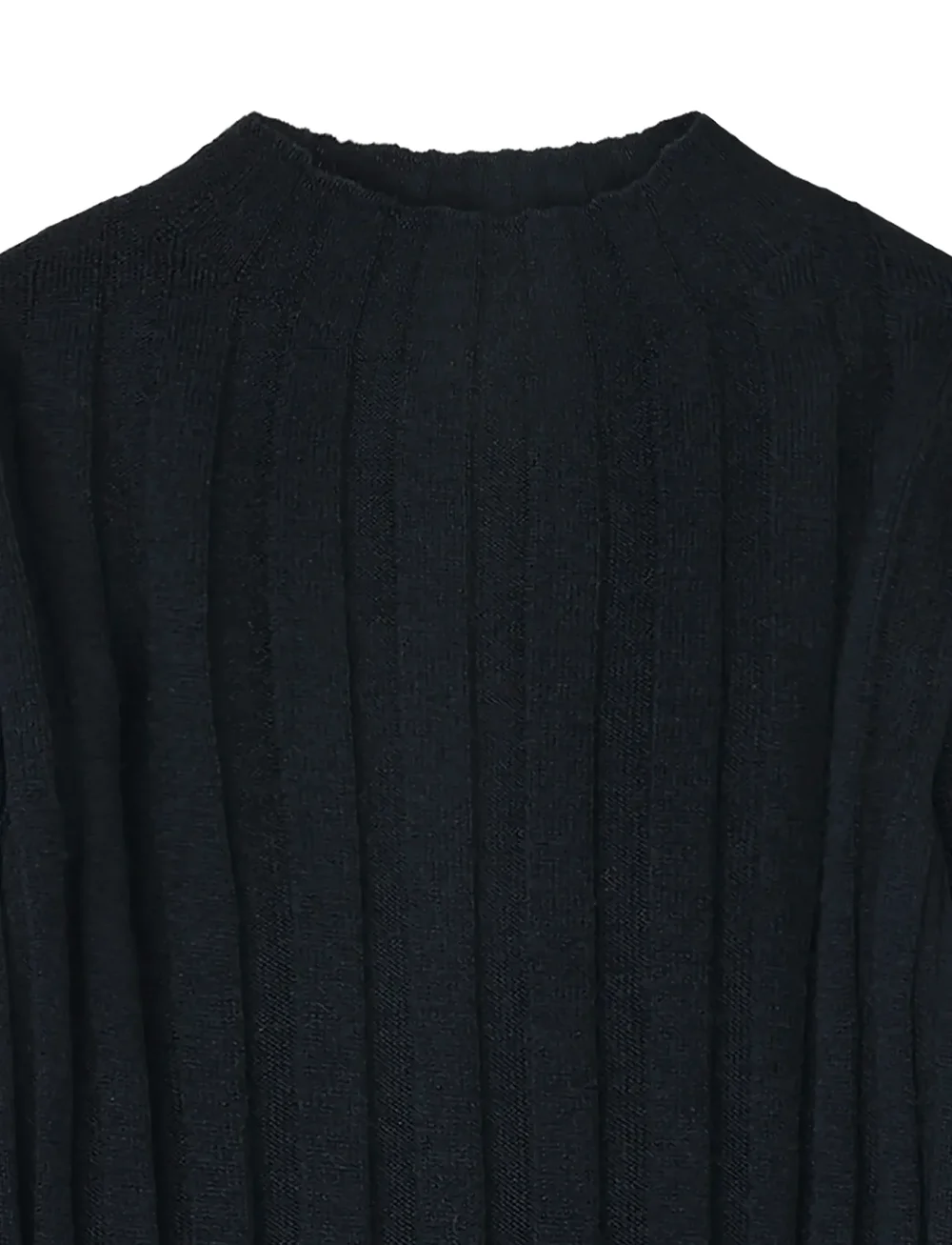 FUB - High Neck Blouse - trøjer - dark navy - 2