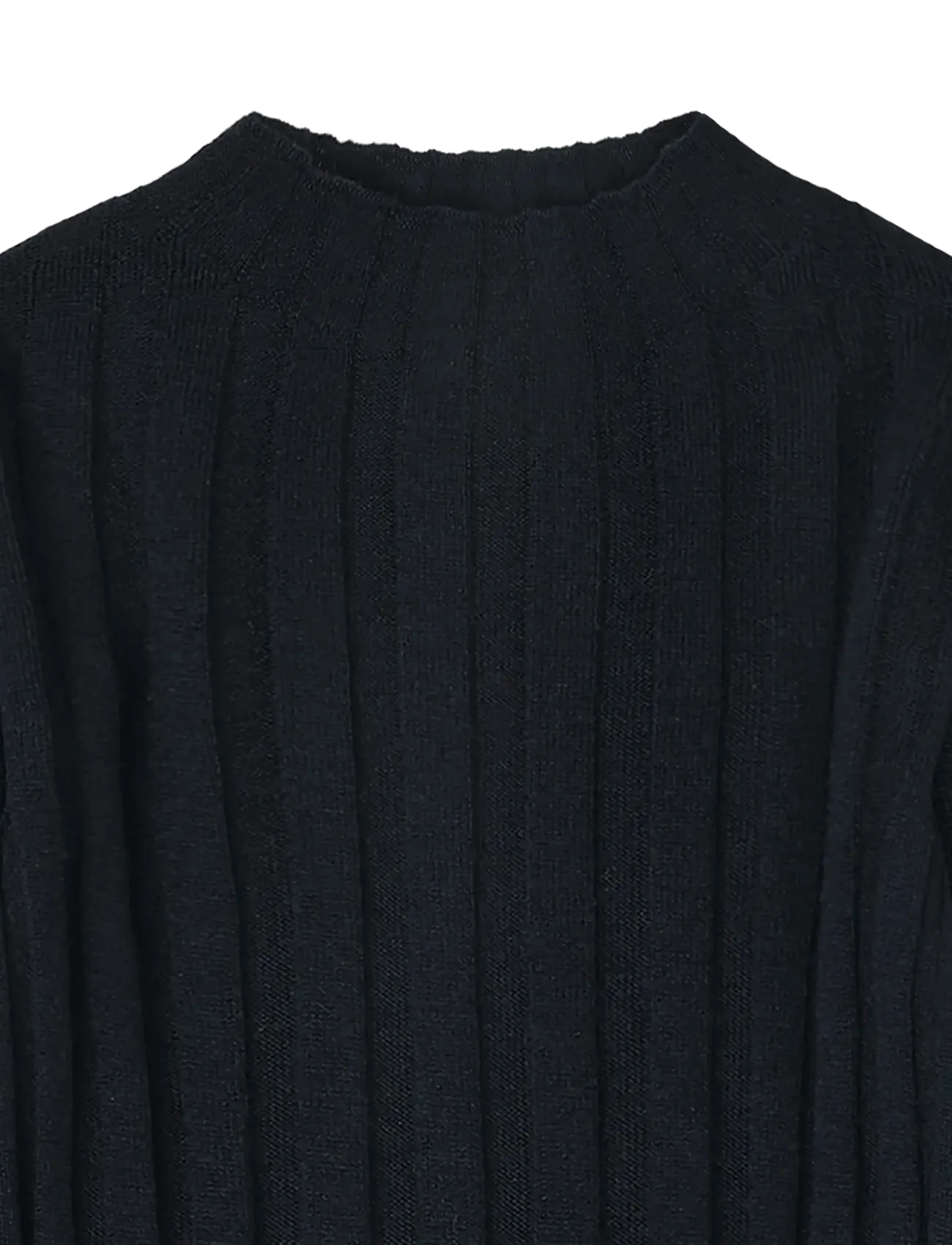 FUB - High Neck Blouse - gensere - dark navy - 2