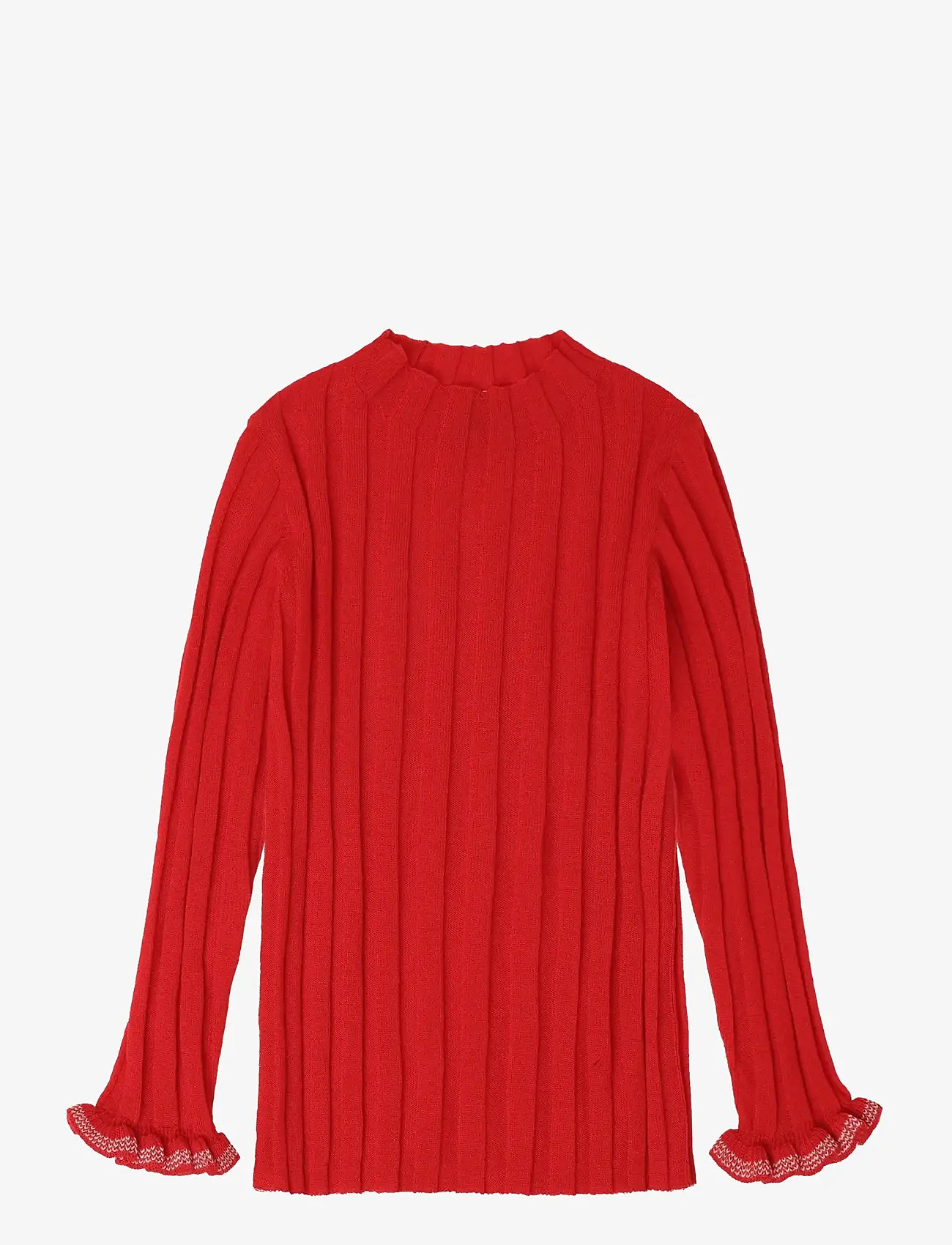 FUB - High Neck Blouse - efterårstøj - signal red - 0