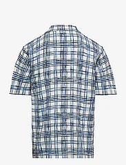 FUB - Printed Shirt - kortermede skjorter - ecru/cobolt - 1