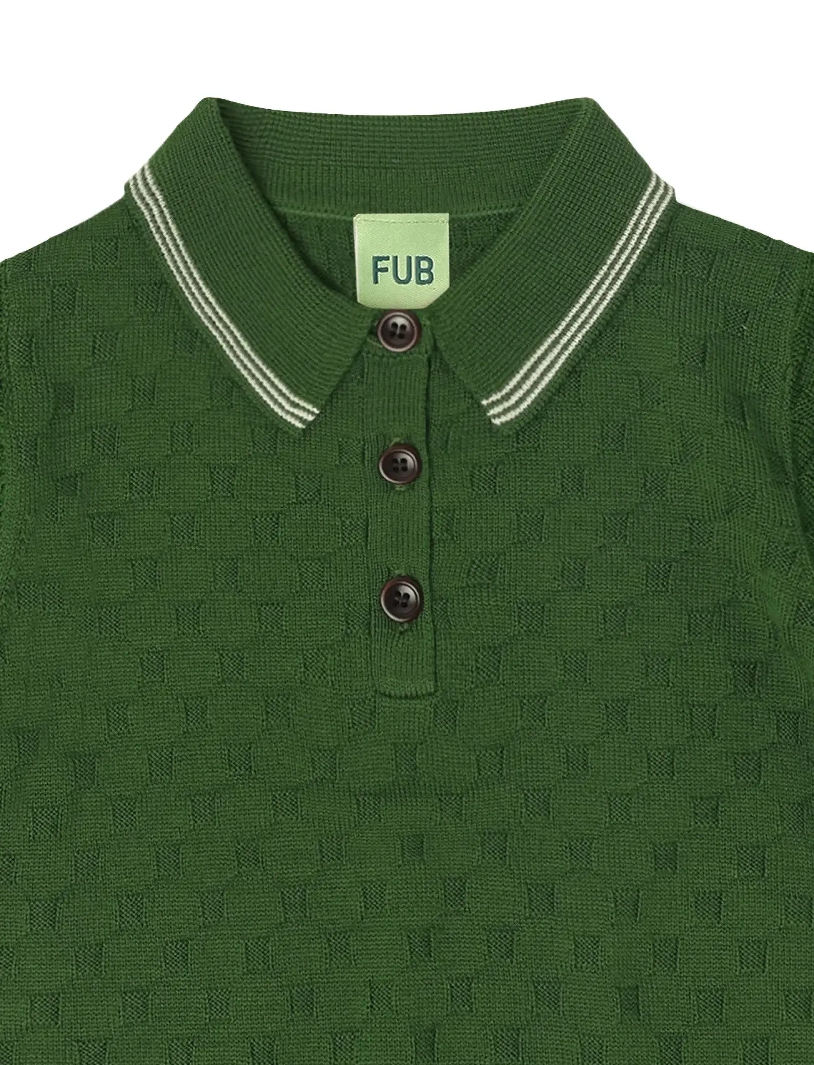 FUB - Polo - korte mouwen - forest - 2