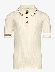 FUB - Polo Shirt - kortermede t-skjorter - ecru - 0