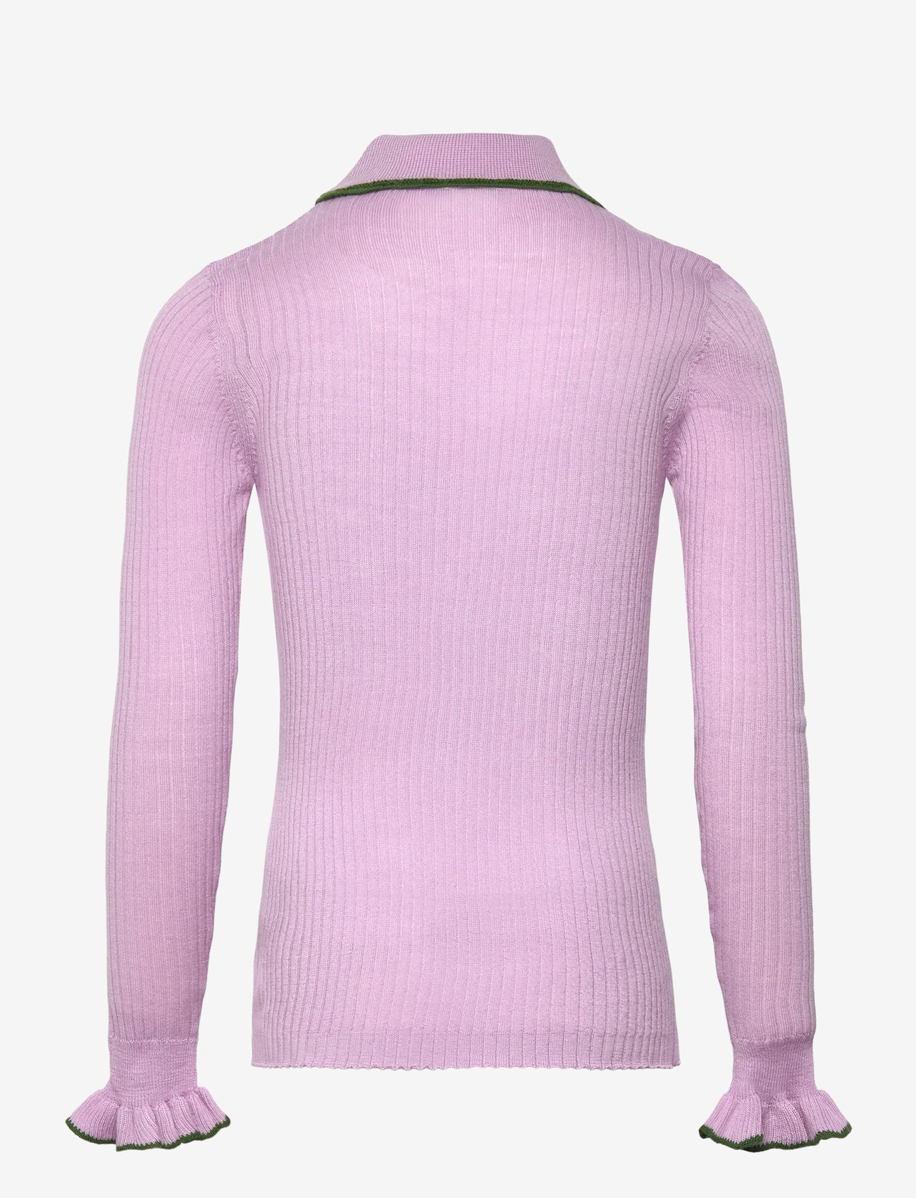 FUB - Frill Polo - långärmade pikéer - iris - 1