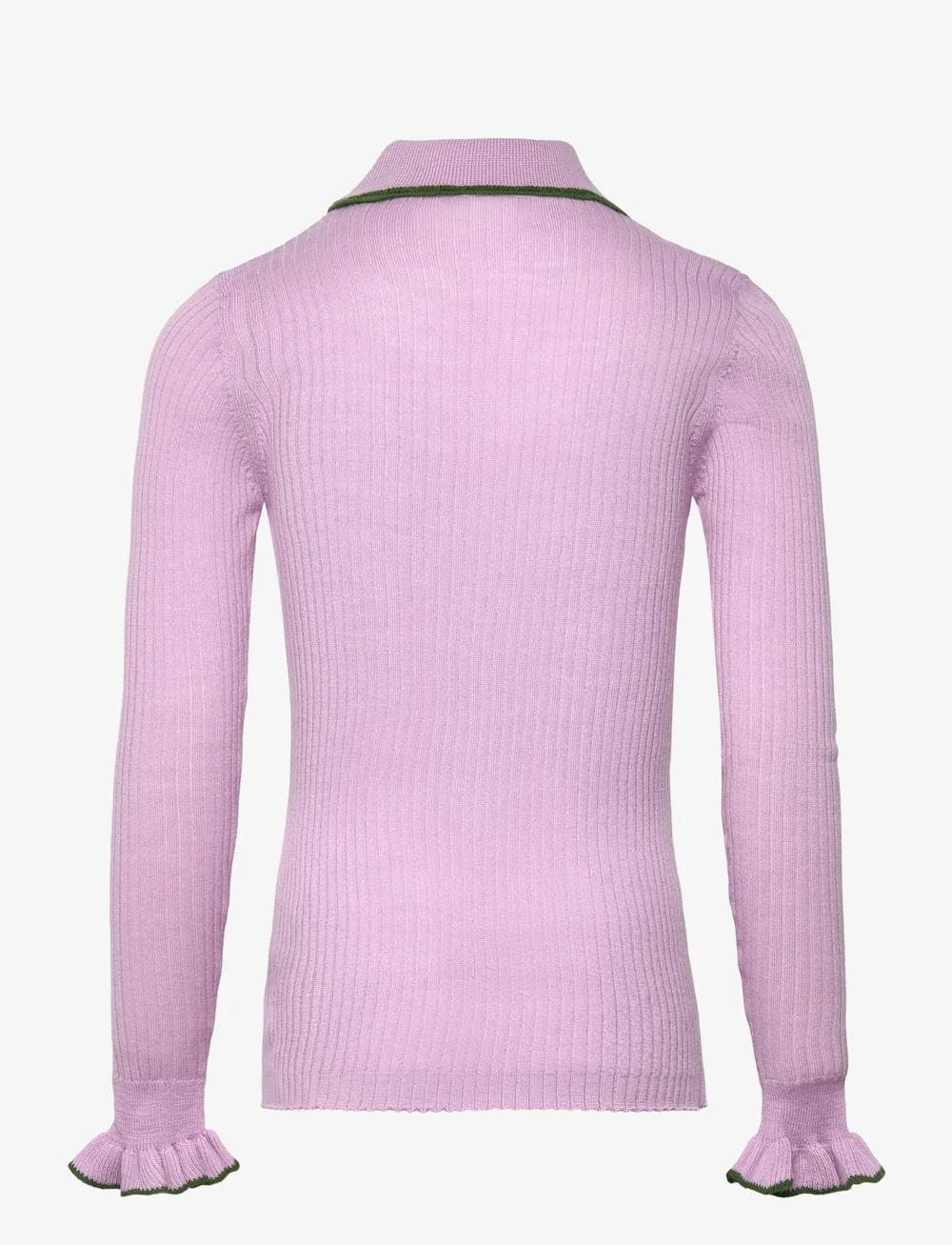 FUB - Frill Polo - langærmede poloer - iris - 1