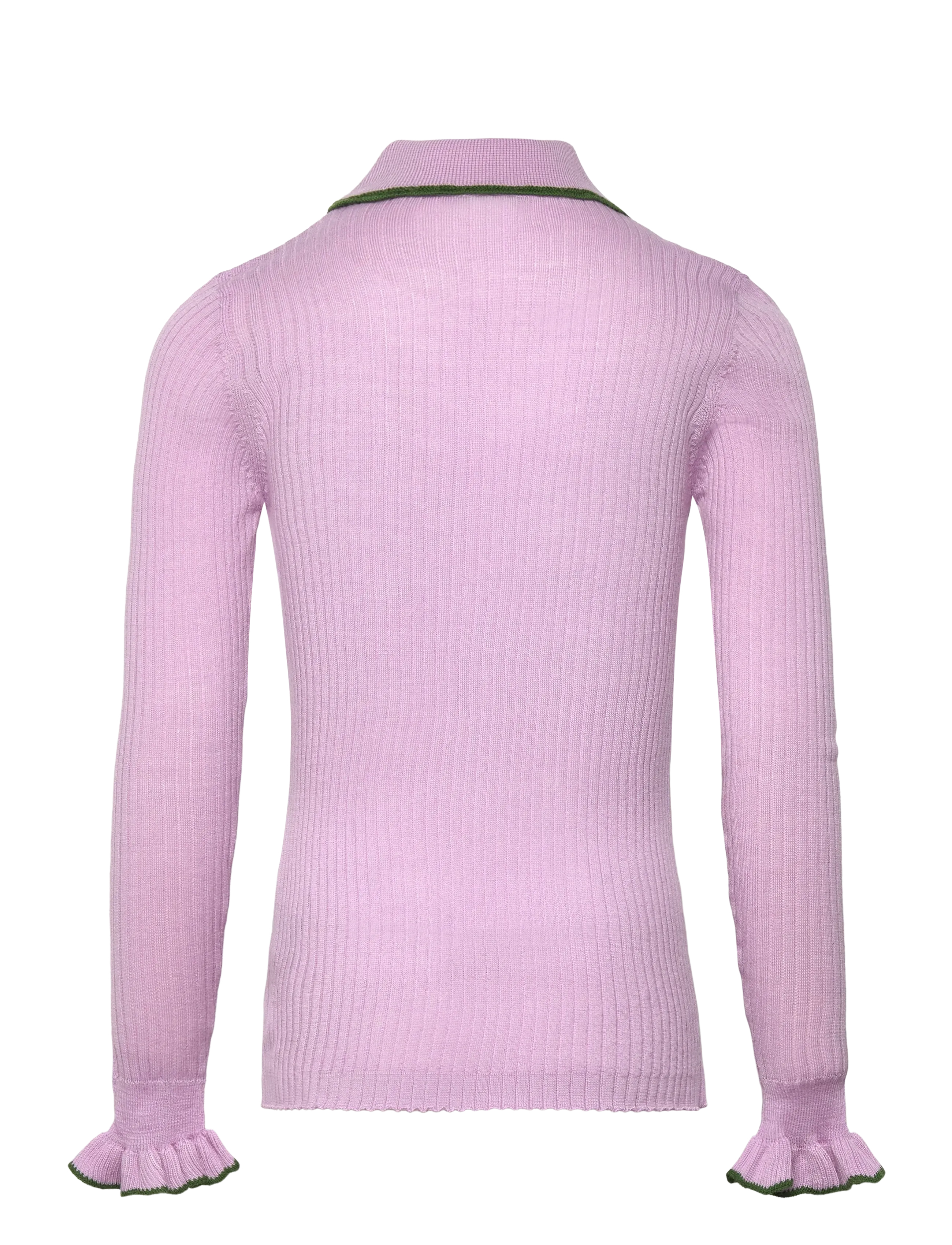 FUB - Frill Polo - langärmelig poloshirt - iris - 1
