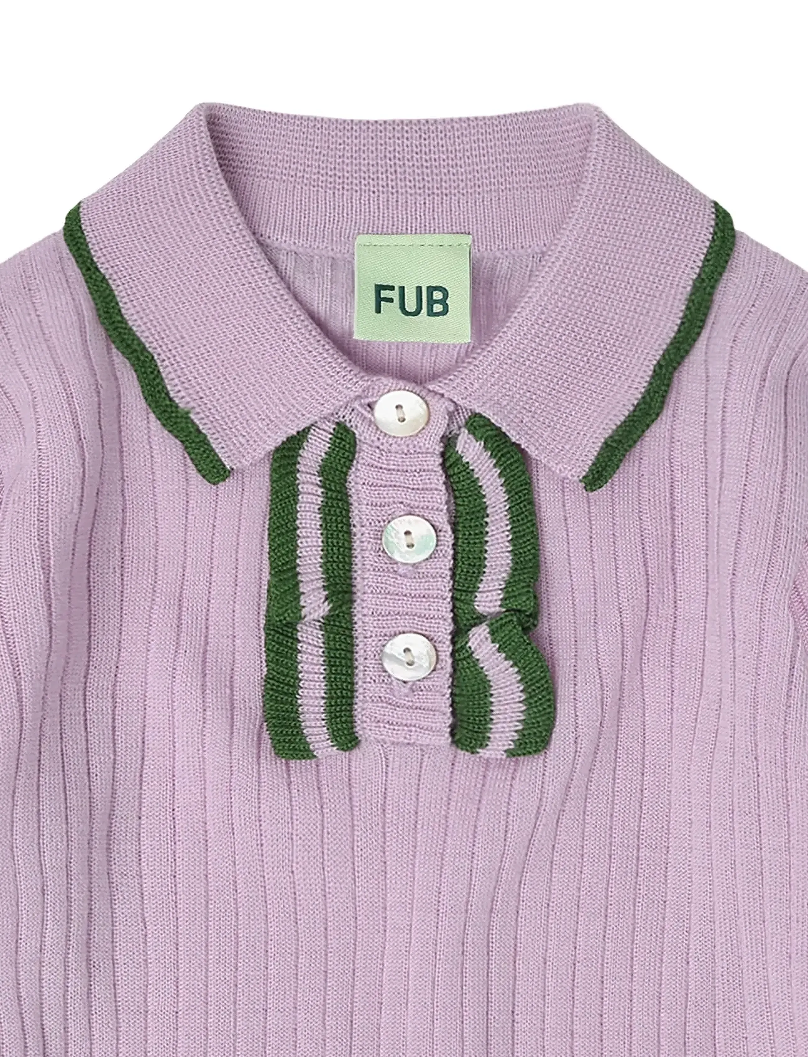 FUB - Frill Polo - langärmelig poloshirt - iris - 2