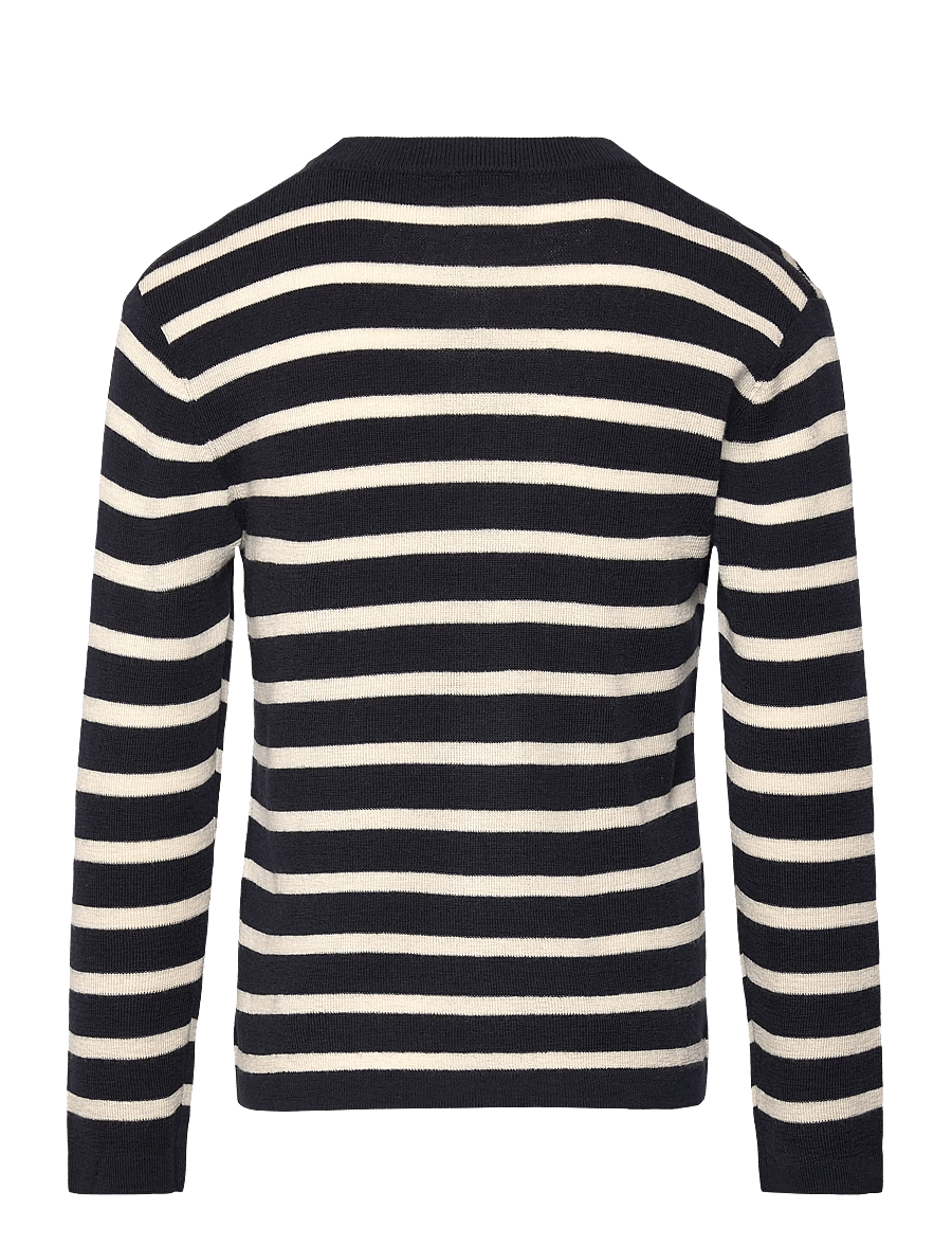 FUB - Longsleeve Tee - pikkade varrukatega t-särgid - dark navy/ecru - 1