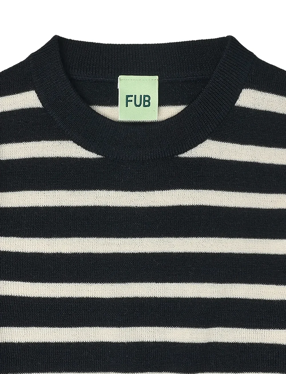 FUB - Longsleeve Tee - long-sleeved t-shirts - dark navy/ecru - 2