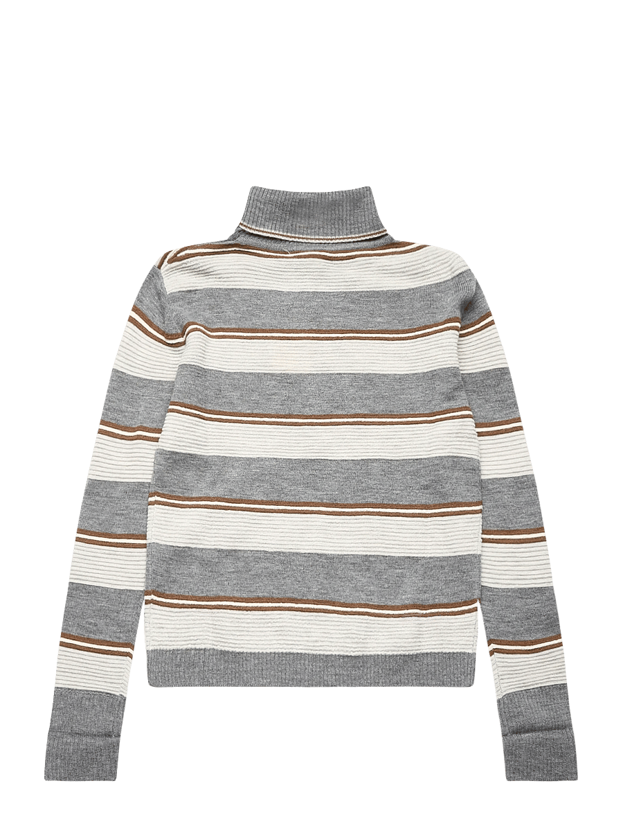 FUB - Rollneck Sweater - trøjer - steel/light grey melange - 1