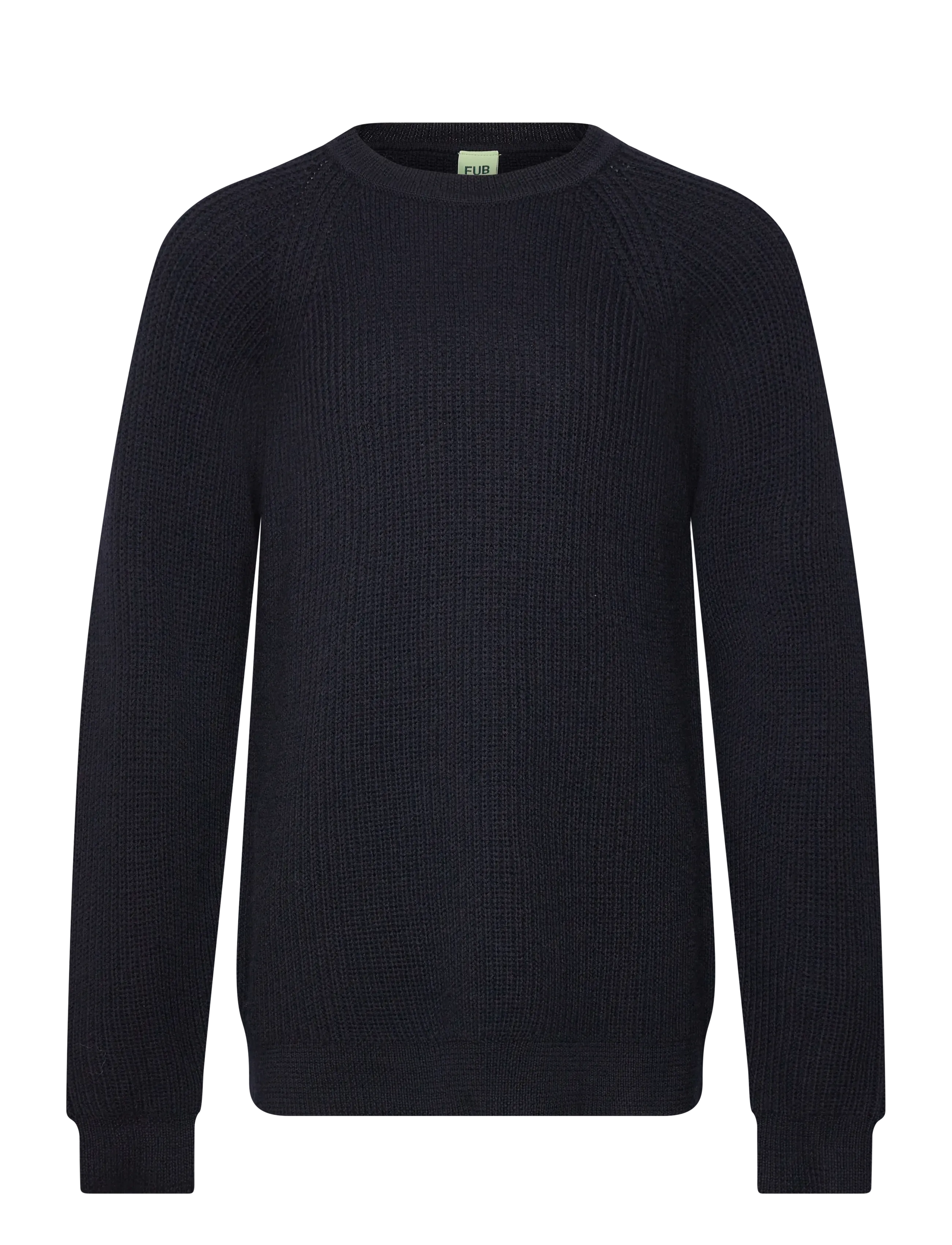 FUB Raglan Sweater, Børn, Raglan Sweater, Navy, Str: 90