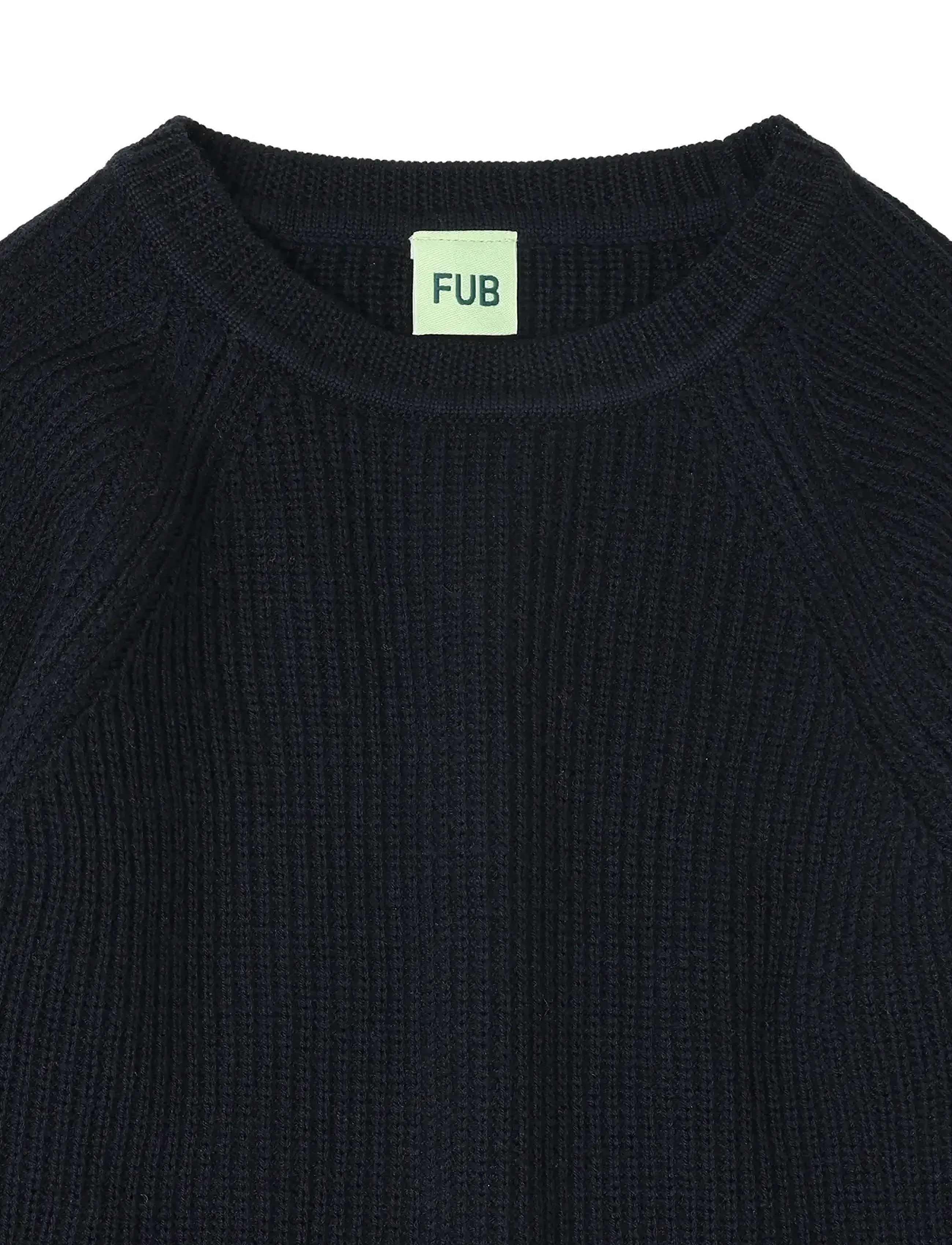 FUB - Raglan Sweater - gensere - dark navy - 2