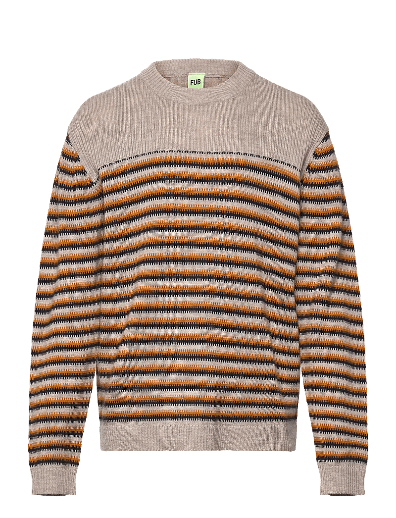 FUB - Thin Sweater - oat melange - 0
