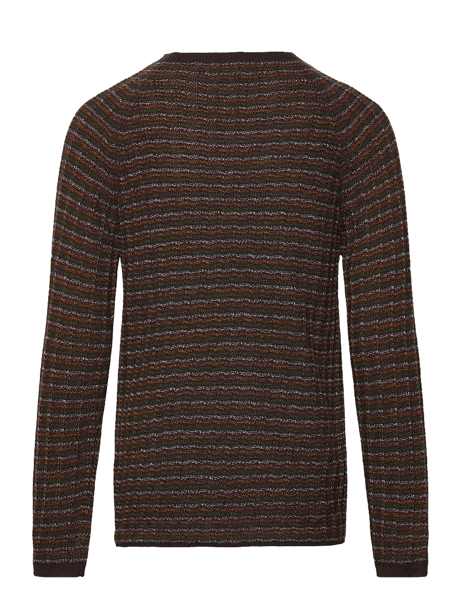 FUB - Highneck Crew - pullover - mocca melange - 1