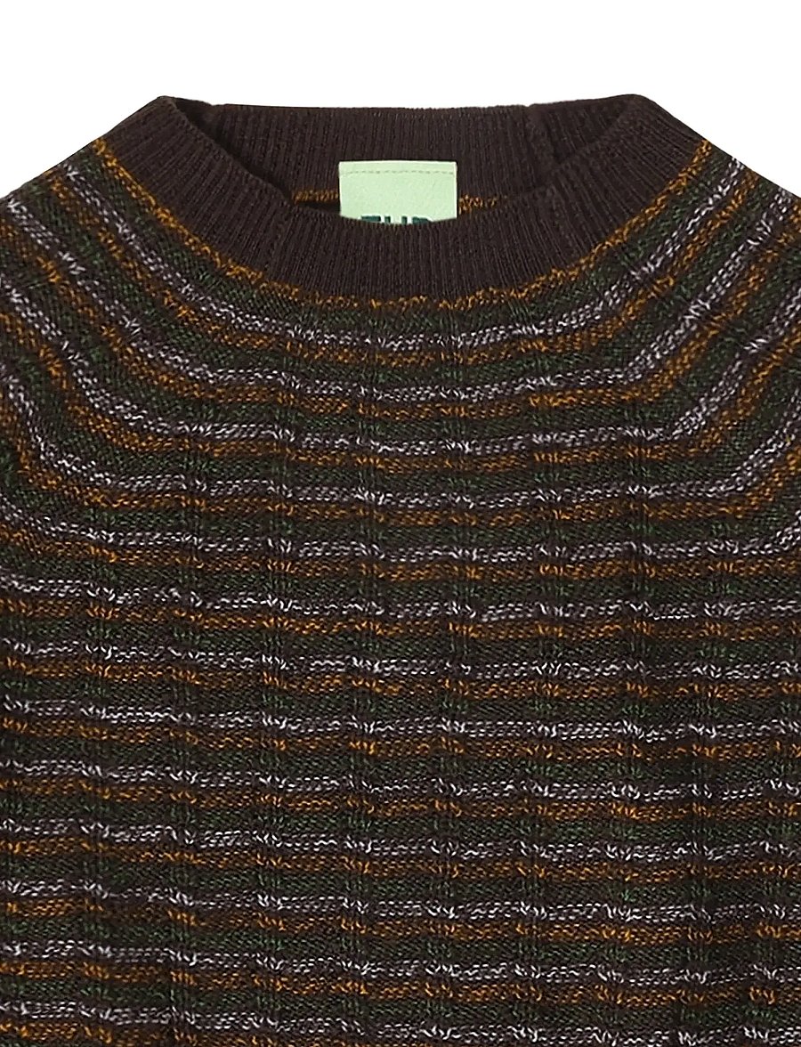 FUB - Highneck Crew - pullover - mocca melange - 2