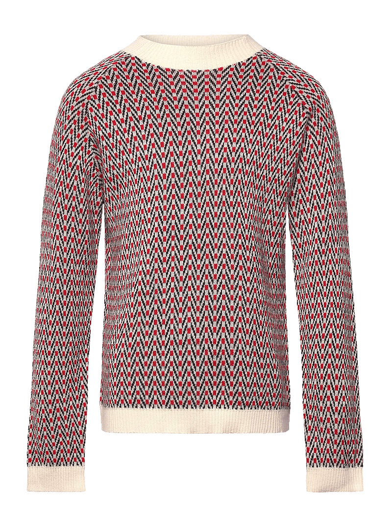 FUB - Herringbone Sweater - džemperi - ecru - 0