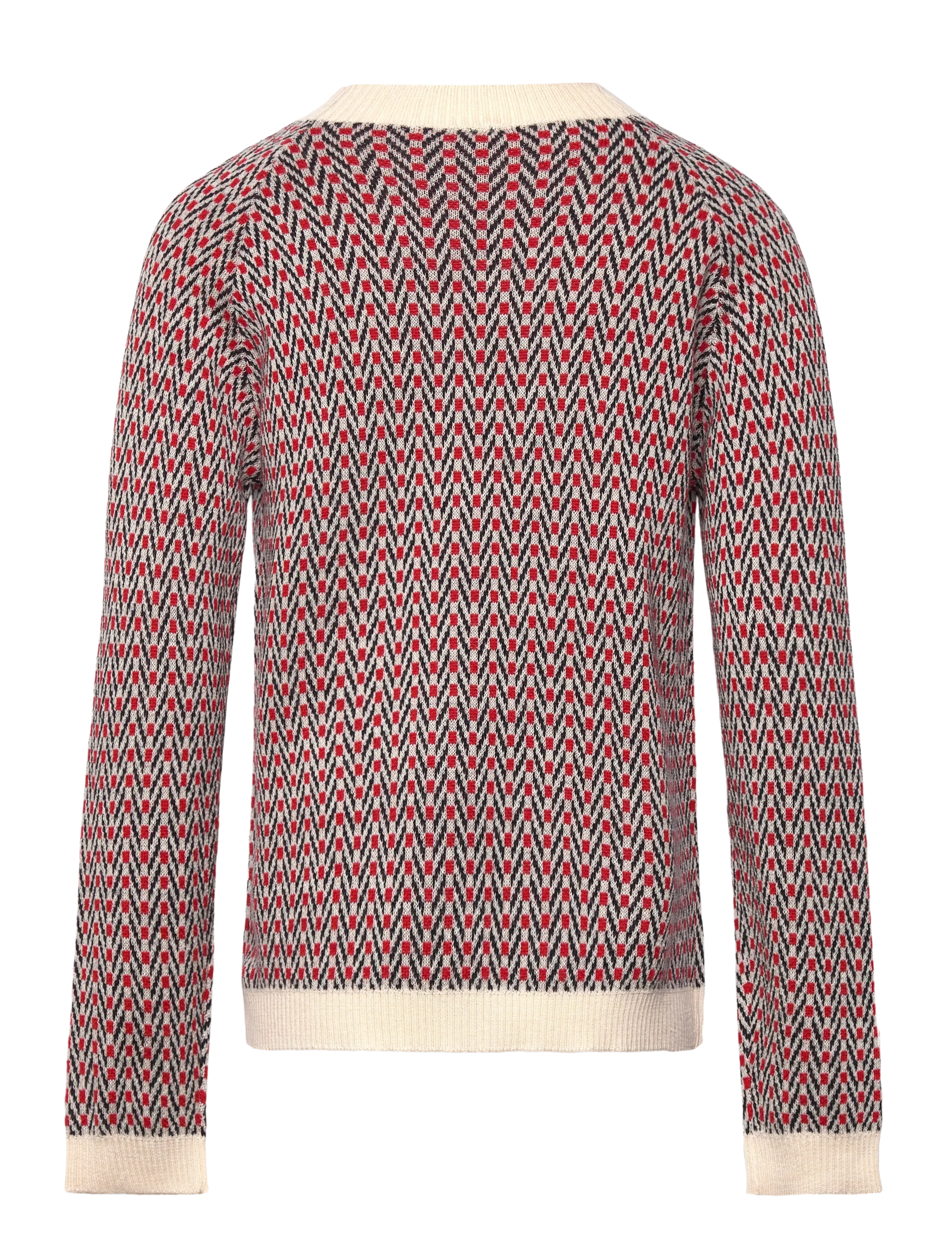 FUB - Herringbone Sweater - pulls - ecru - 1
