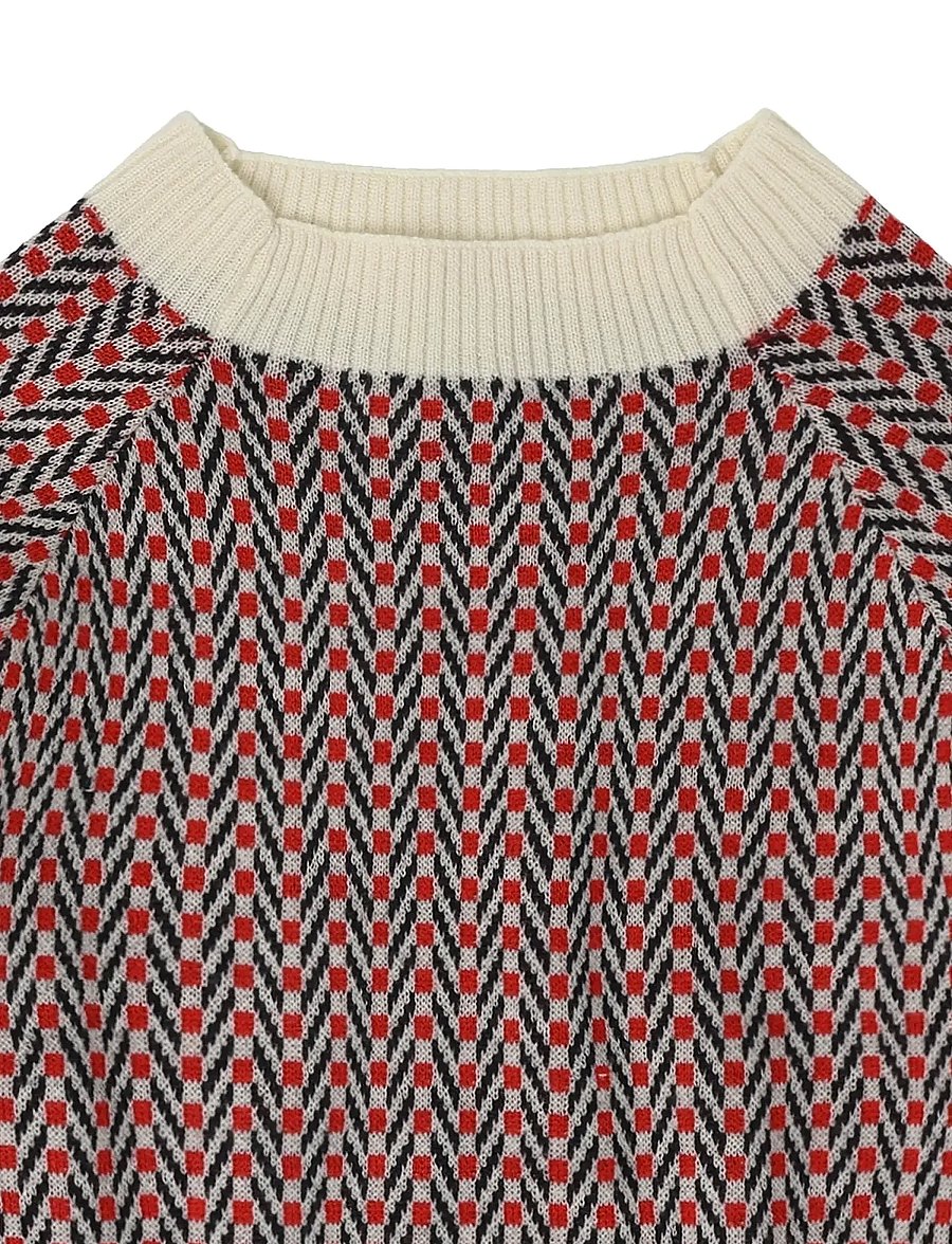 FUB - Herringbone Sweater - pulls - ecru - 2
