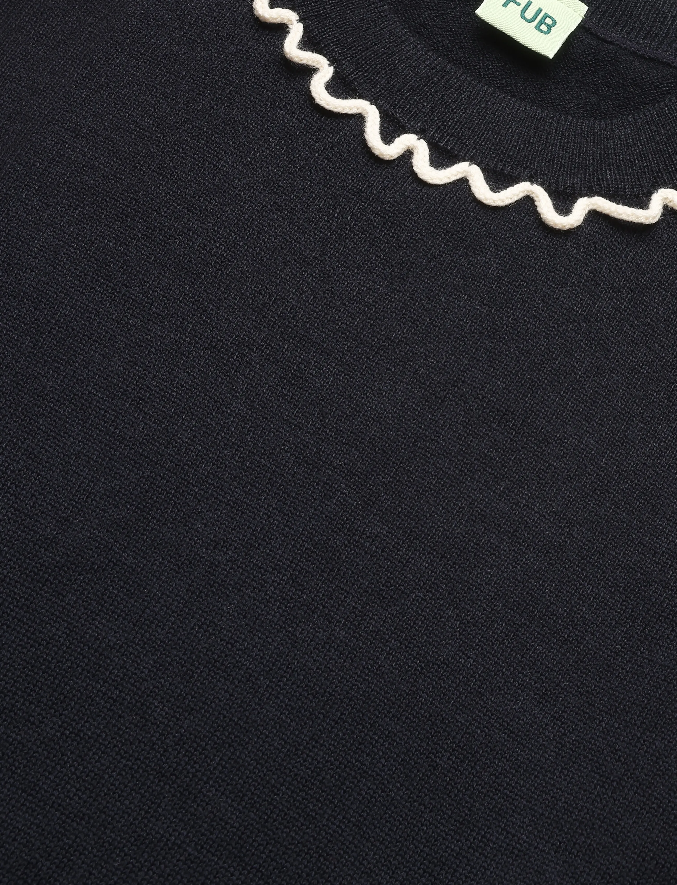 FUB - Frill Jumper - džemperi - dark navy - 2
