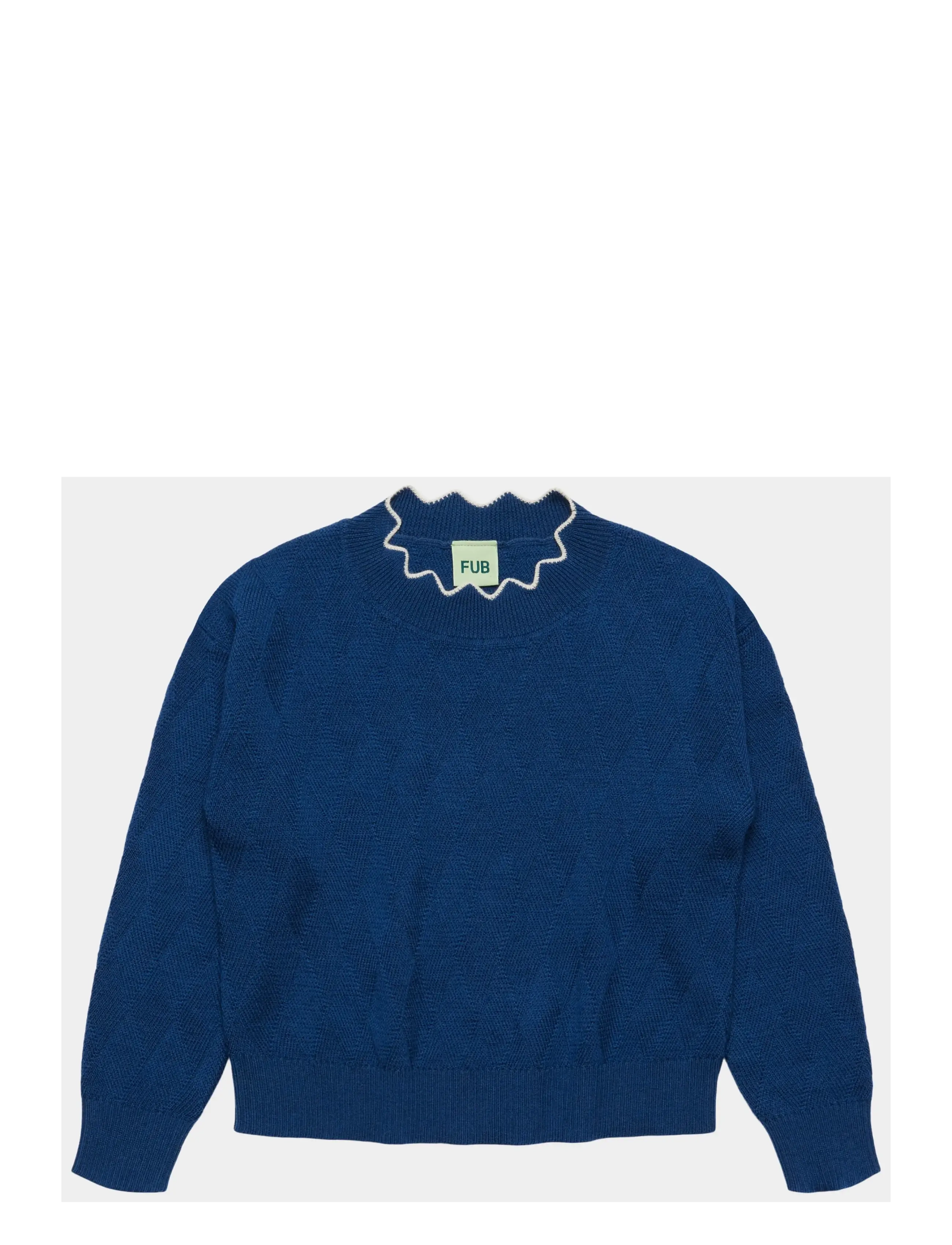 FUB Harlekin Crew - Kleidung - DEEP INDIGO / navy