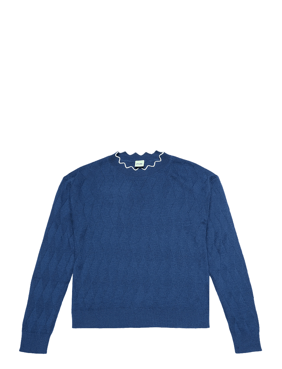 FUB - Harlekin Crew - trøjer - deep indigo - 0