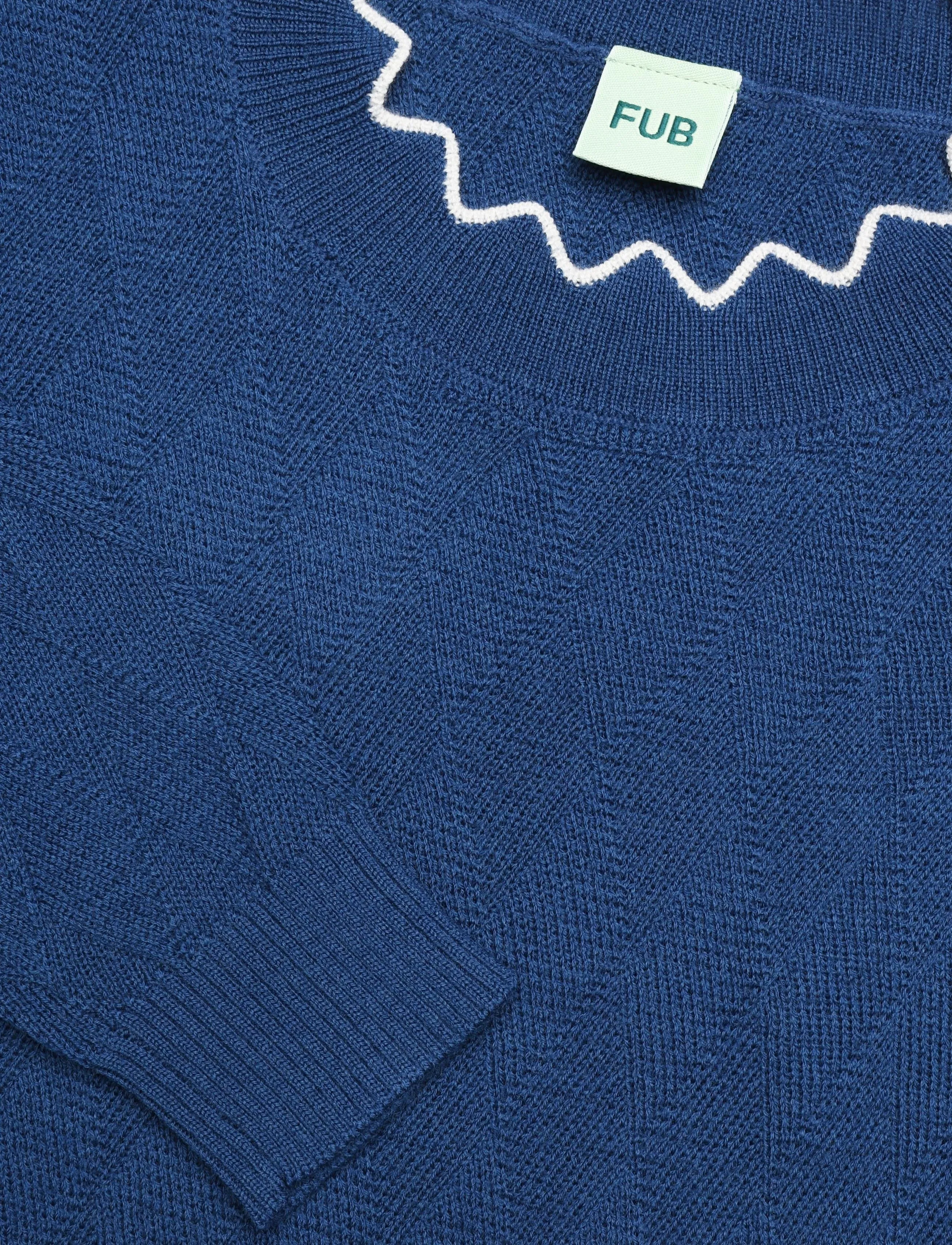 FUB - Harlekin Crew - jumpers - deep indigo - 2
