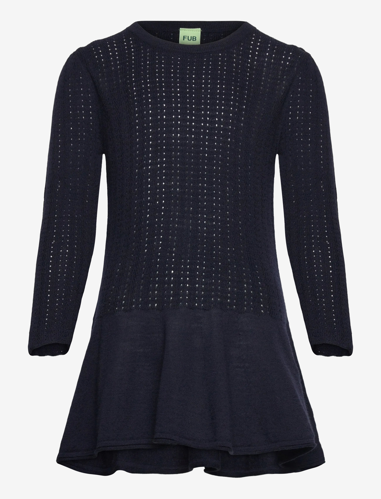 FUB - Peblum Blouse - langærmede hverdagskjoler - dark navy - 0