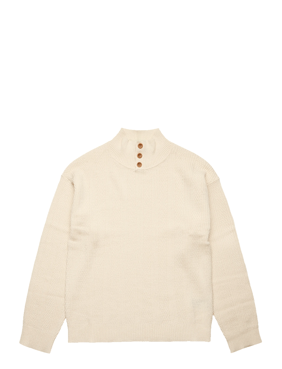 FUB - Buttom Up Sweater - trøjer - ecru - 0