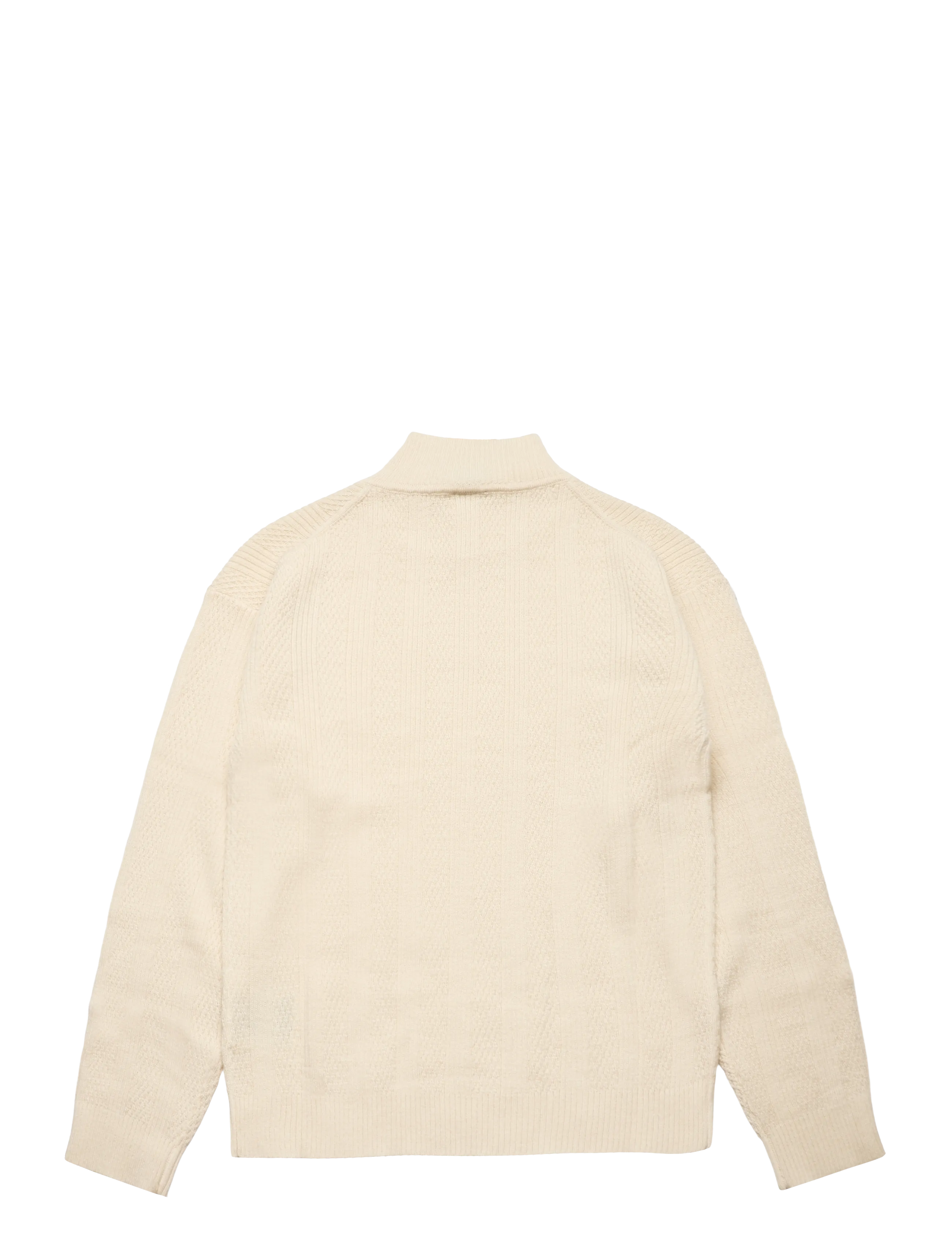 FUB - Buttom Up Sweater - trøjer - ecru - 1