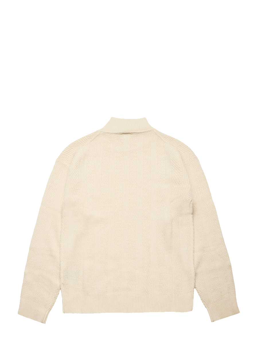 FUB - Buttom Up Sweater - trøjer - ecru - 1