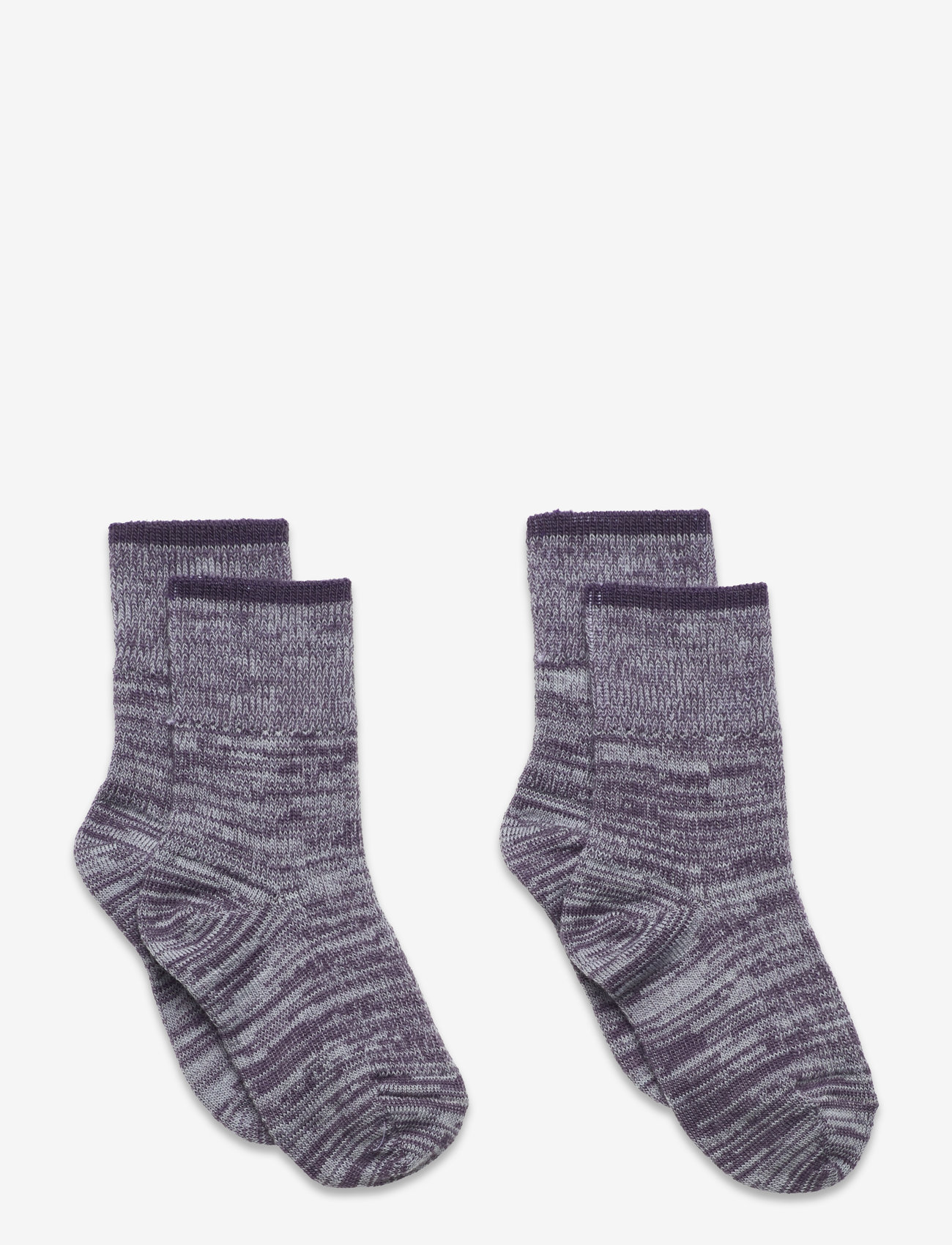 FUB - 2-Pack Melange Socks - dusty violet/ice - 0