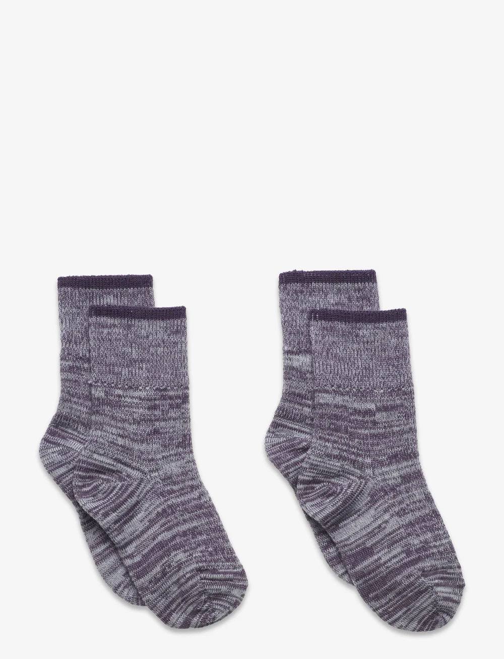 FUB - 2-Pack Melange Socks - sukat - dusty violet/ice - 0