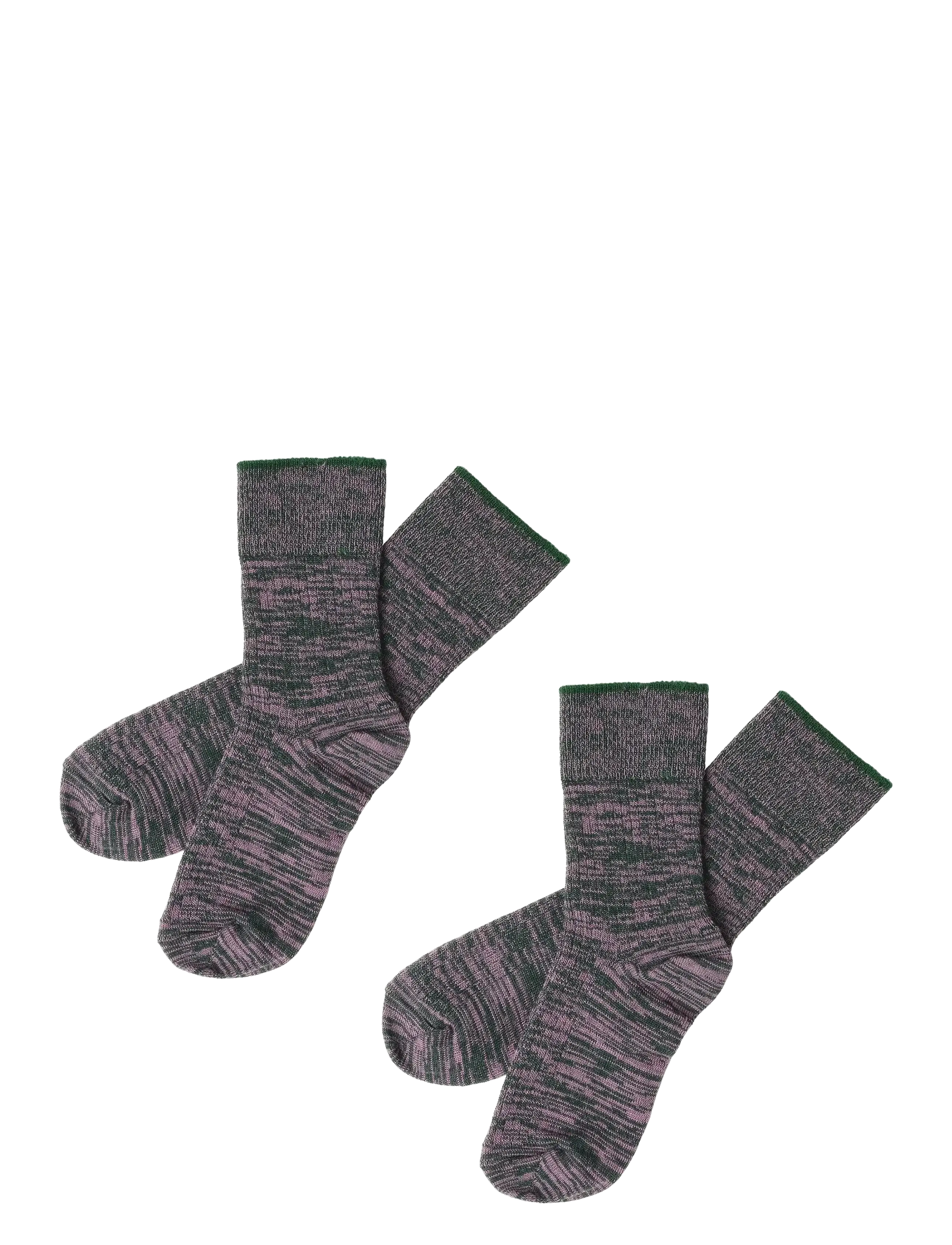 FUB 2-Pack Melange Socken Grau - 19/21 - Kinder