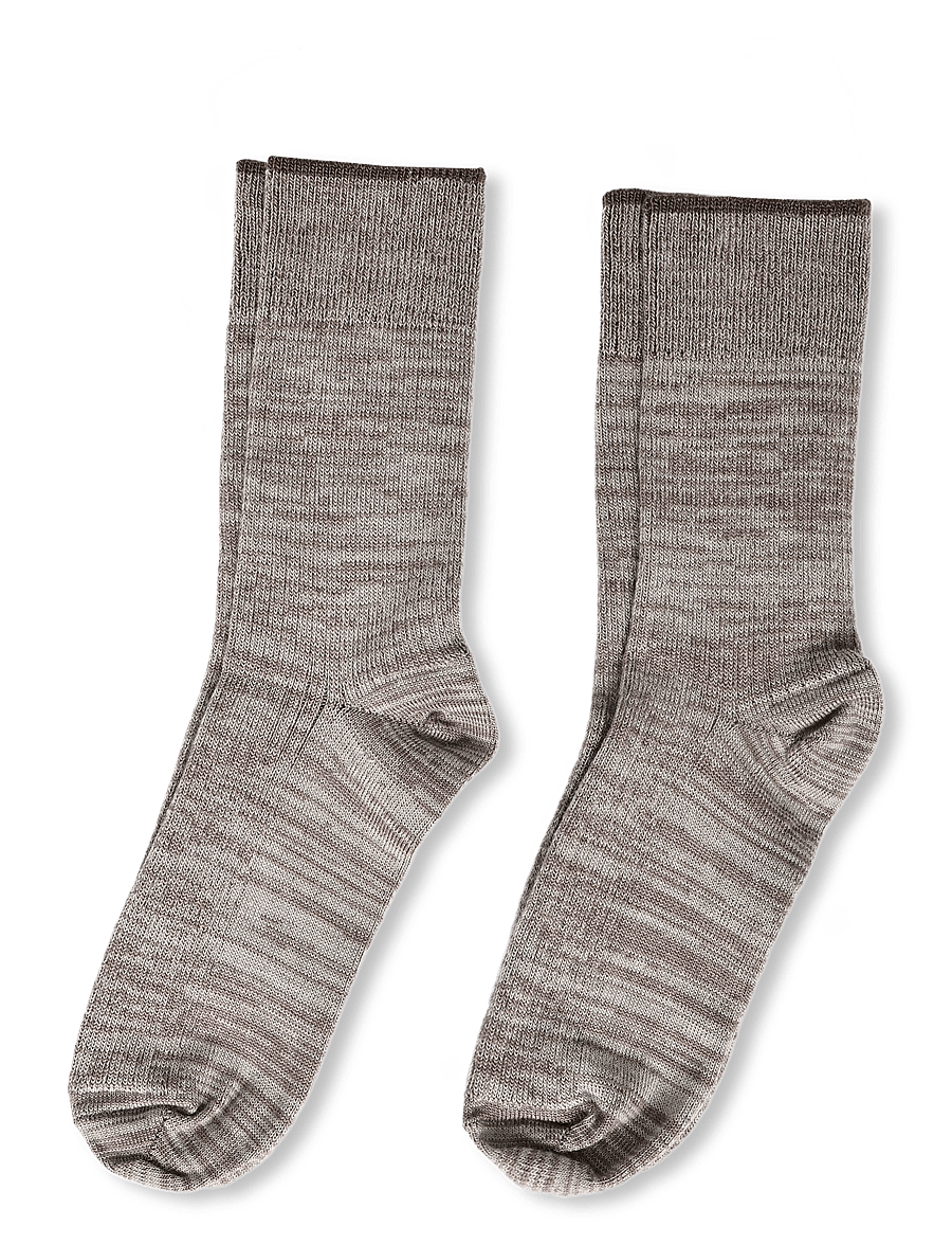 FUB - 2-Pack Melange Socks - strümpfe - ecru,hazel melange - 0