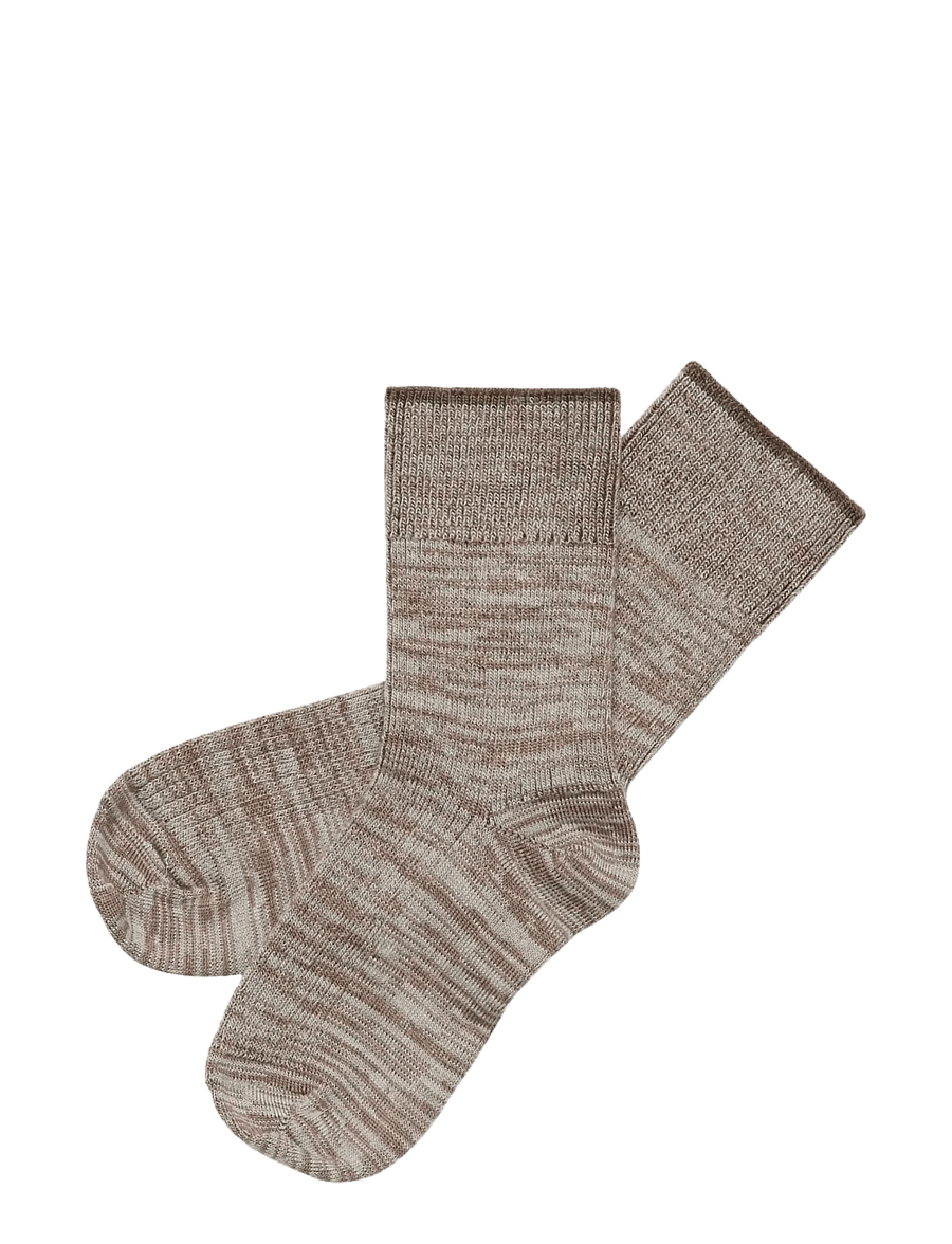 FUB - 2-Pack Melange Socks - ecru,hazel melange - 0