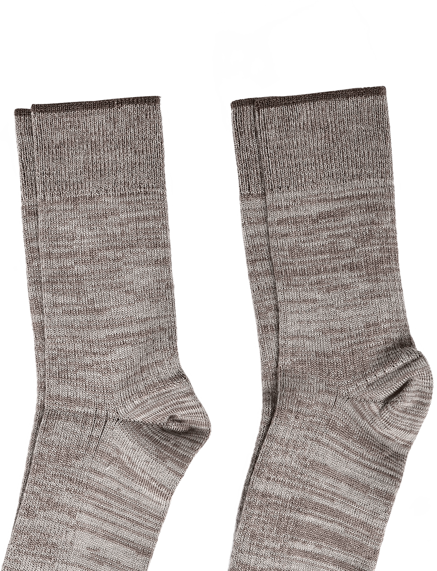 FUB - 2-Pack Melange Socks - strümpfe - ecru,hazel melange - 2