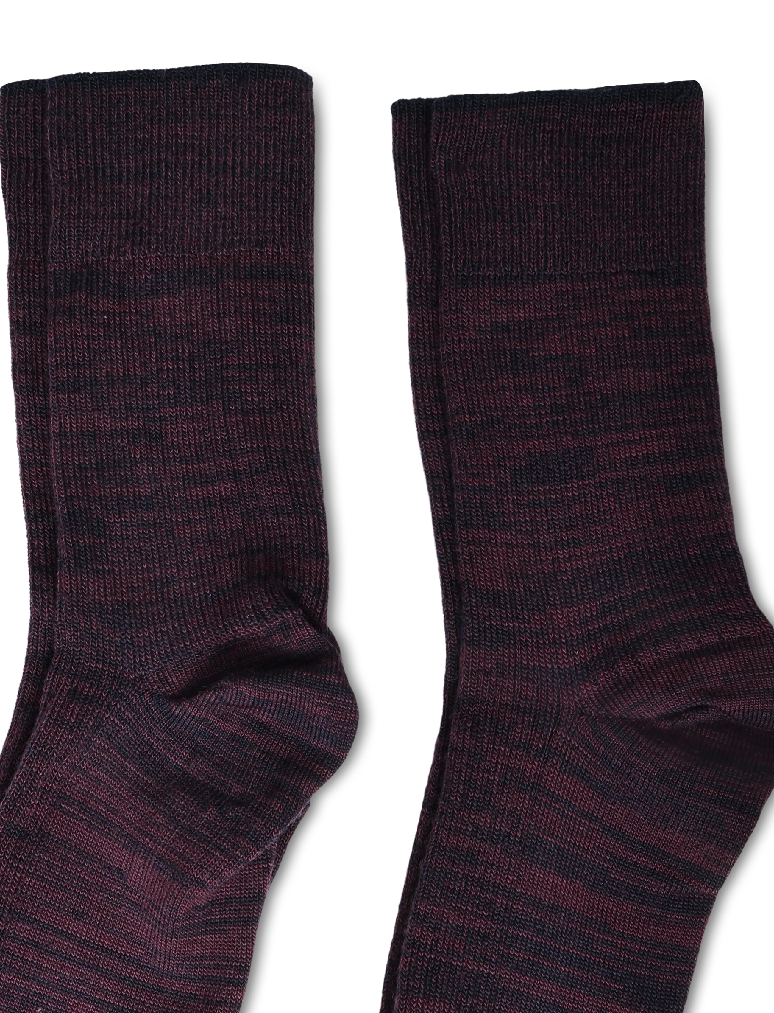 FUB - 2-Pack Melange Socks - strømper - violet,dark navy - 2