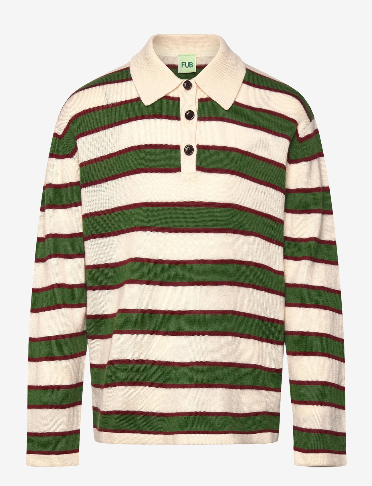 FUB - Striped Polo - ecru - 0