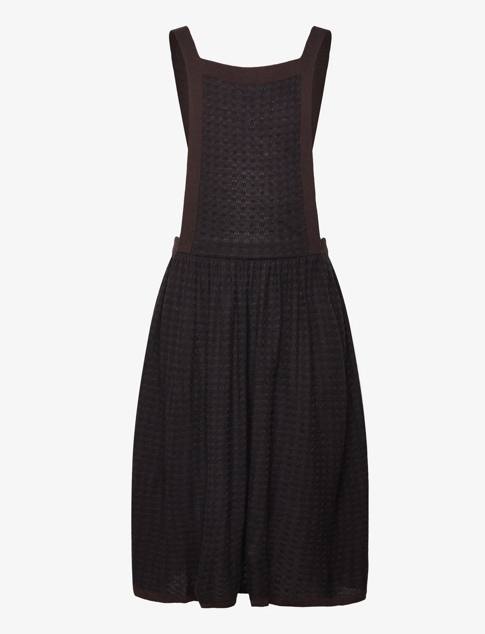 FUB - Checked Spencer - sleeveless casual dresses - mocca/dark navy - 0