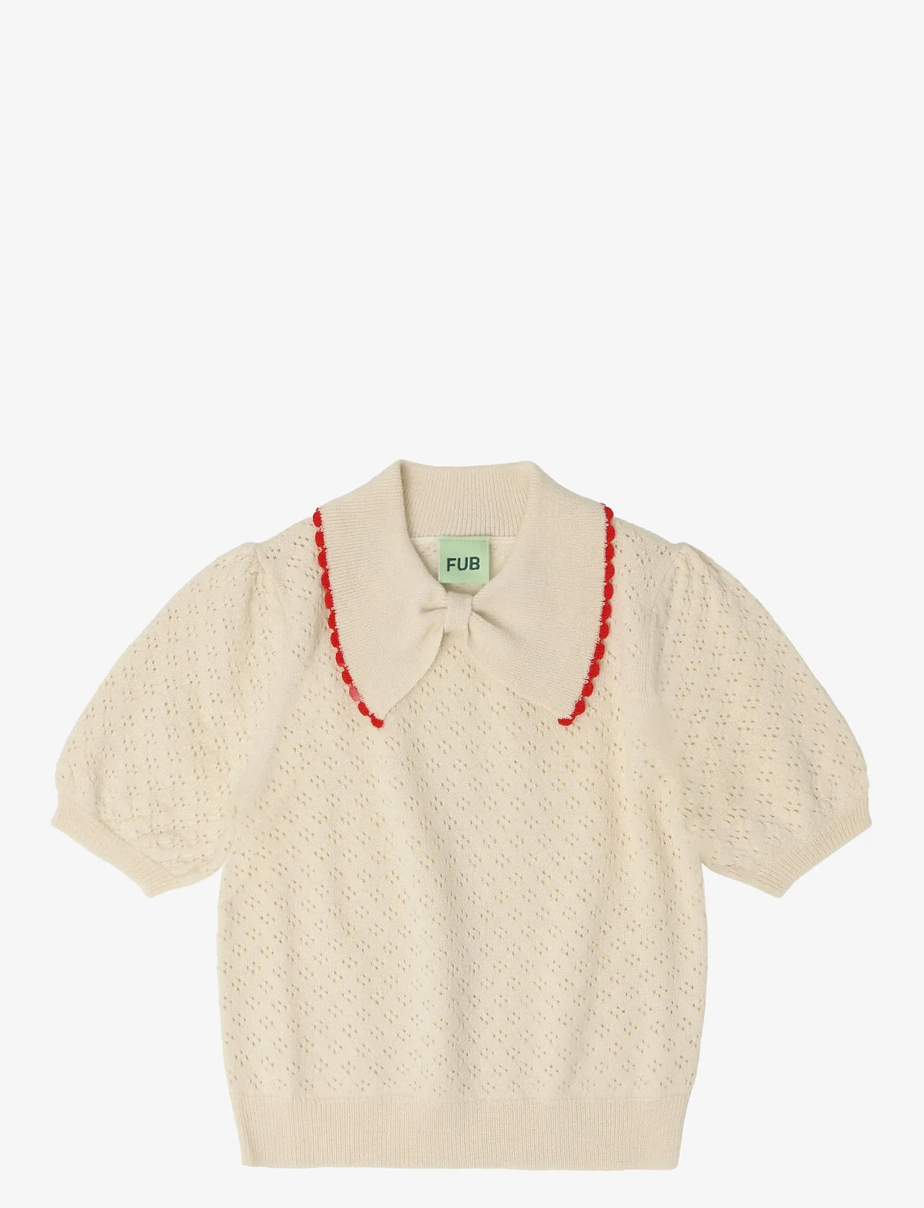 FUB - Pointelle Polo - poloer - ecru - 0
