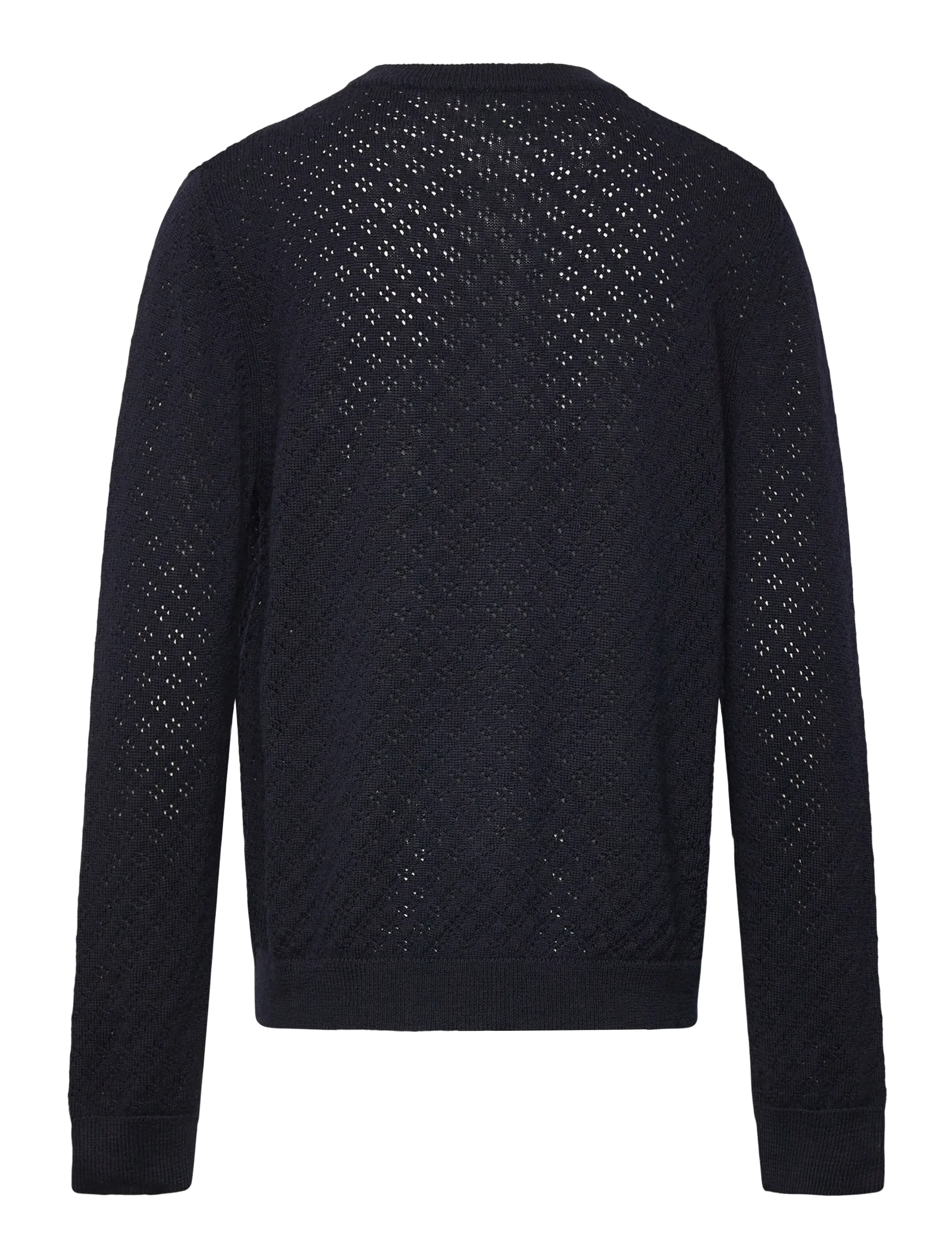 FUB - Pointelle Cardigan - susegamieji megztiniai - dark navy - 1